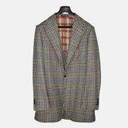 Multicoloured Checkered Blazer made of Wool (EU 52L)