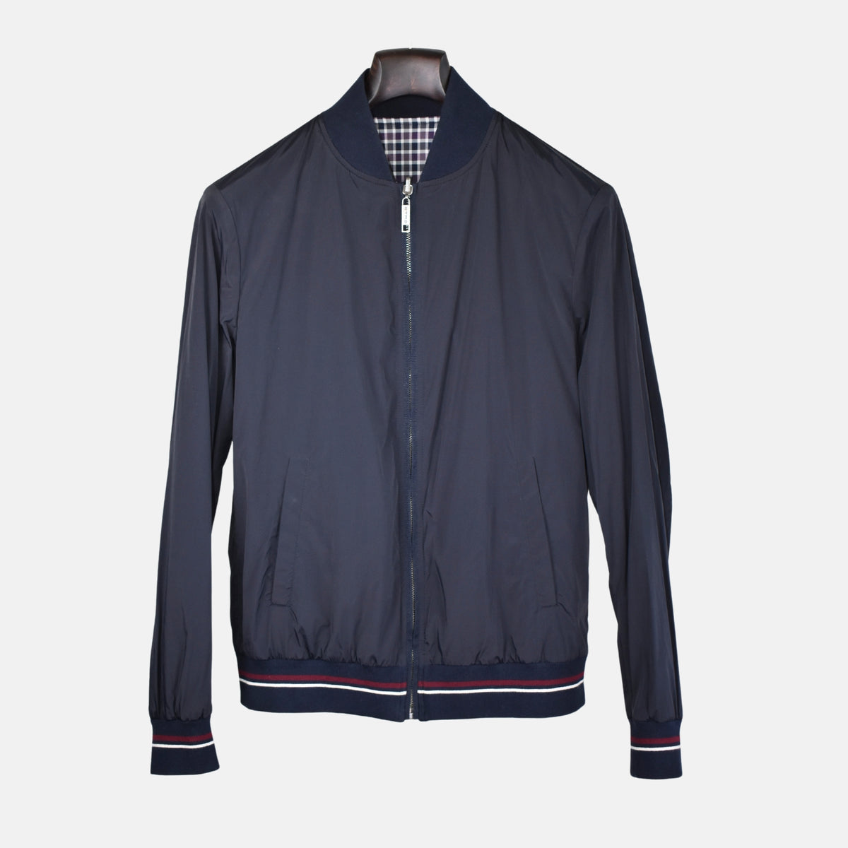 Multicoloured Reversible Jacket made of Cotton/Nylon (M)