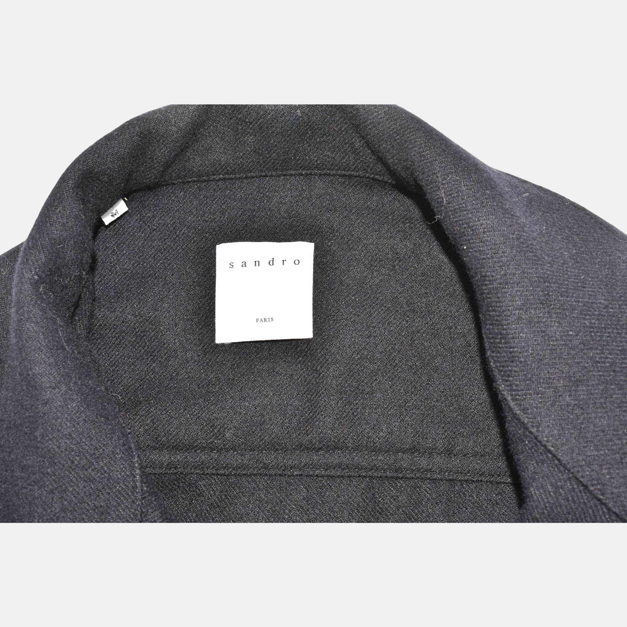 Black Overshirt made of Wool/Polyester (M)