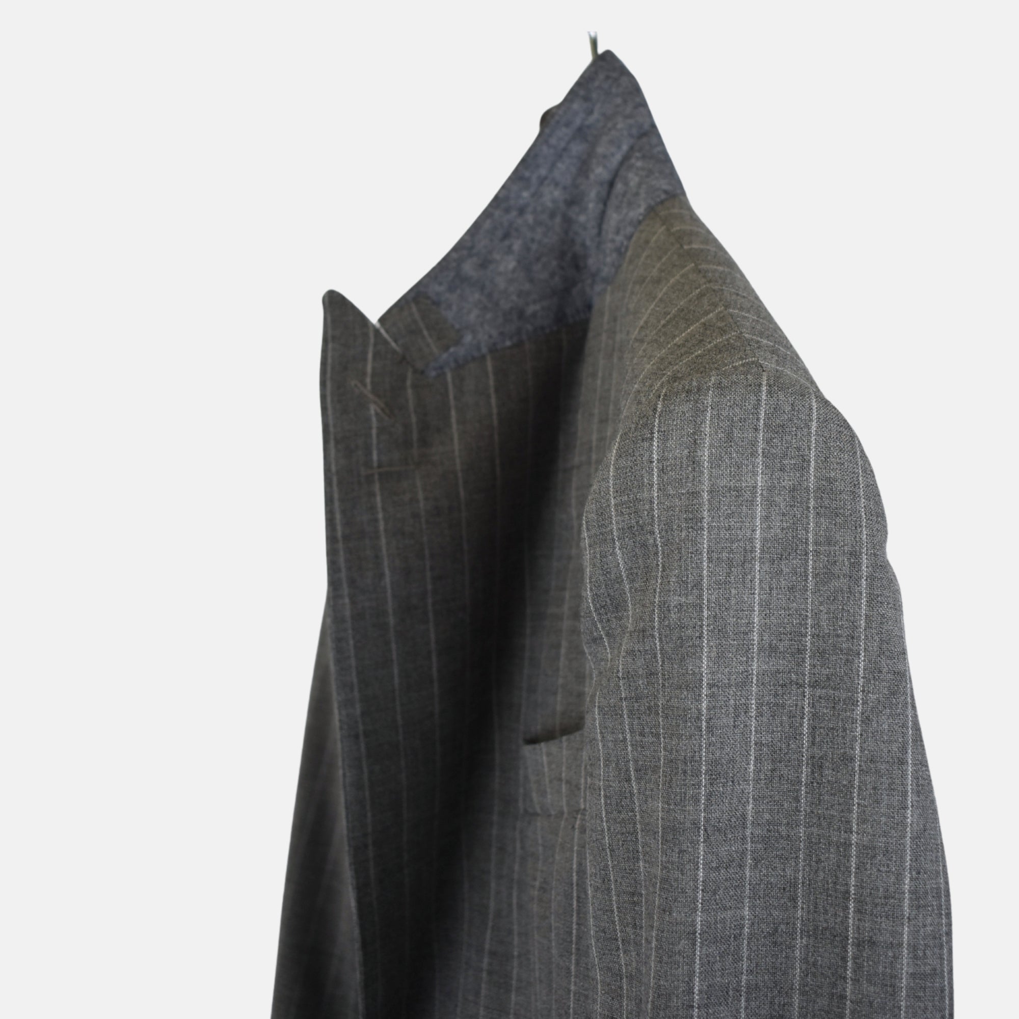 Light Gray Stripe Suit made of Wool (EU 50)