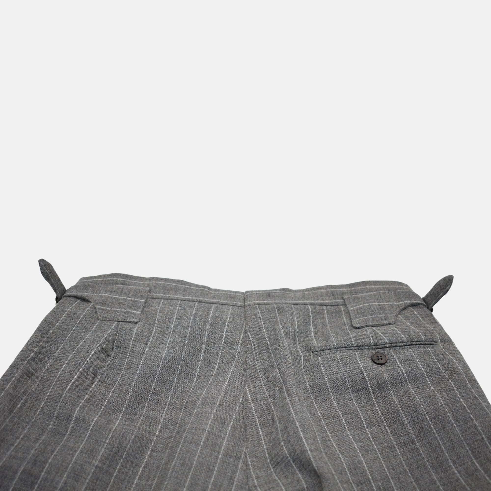 Light Gray Stripe Suit made of Wool (EU 50)
