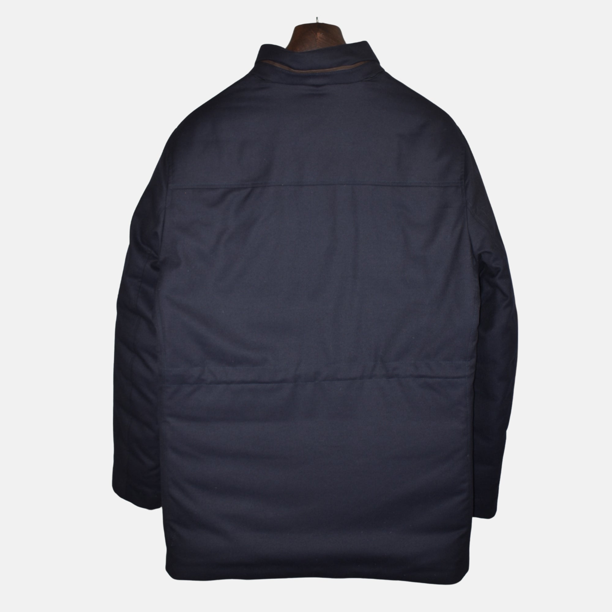 Navy Hooded Jacket made of Wool (EU 54)