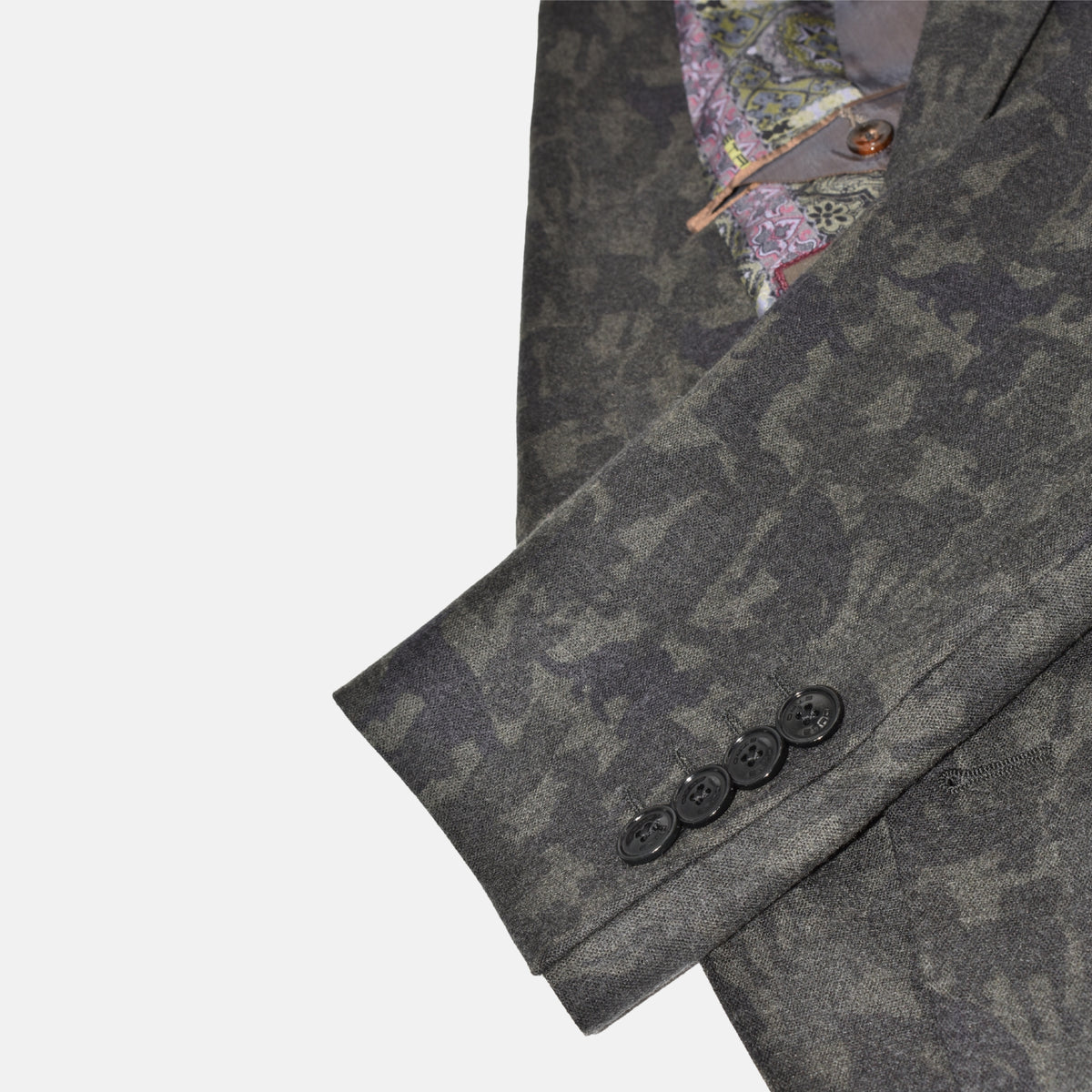 Multicoloured/Camouflage Blazer made of Wool (EU 50)