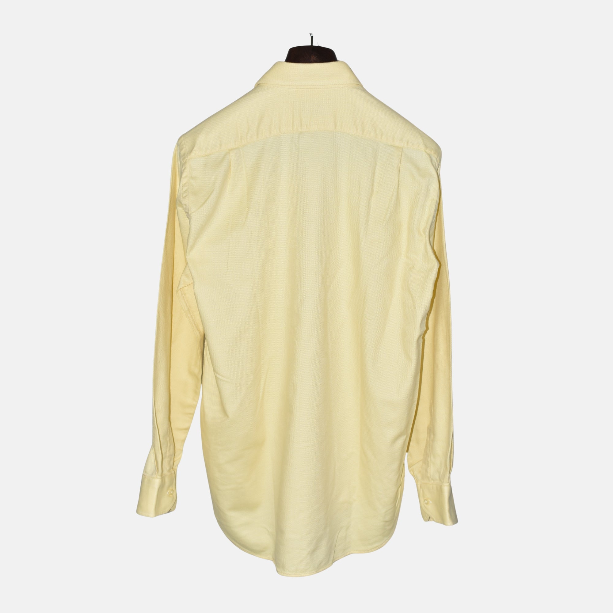 Yellow Pique Shirt made of Cotton (EU 39))