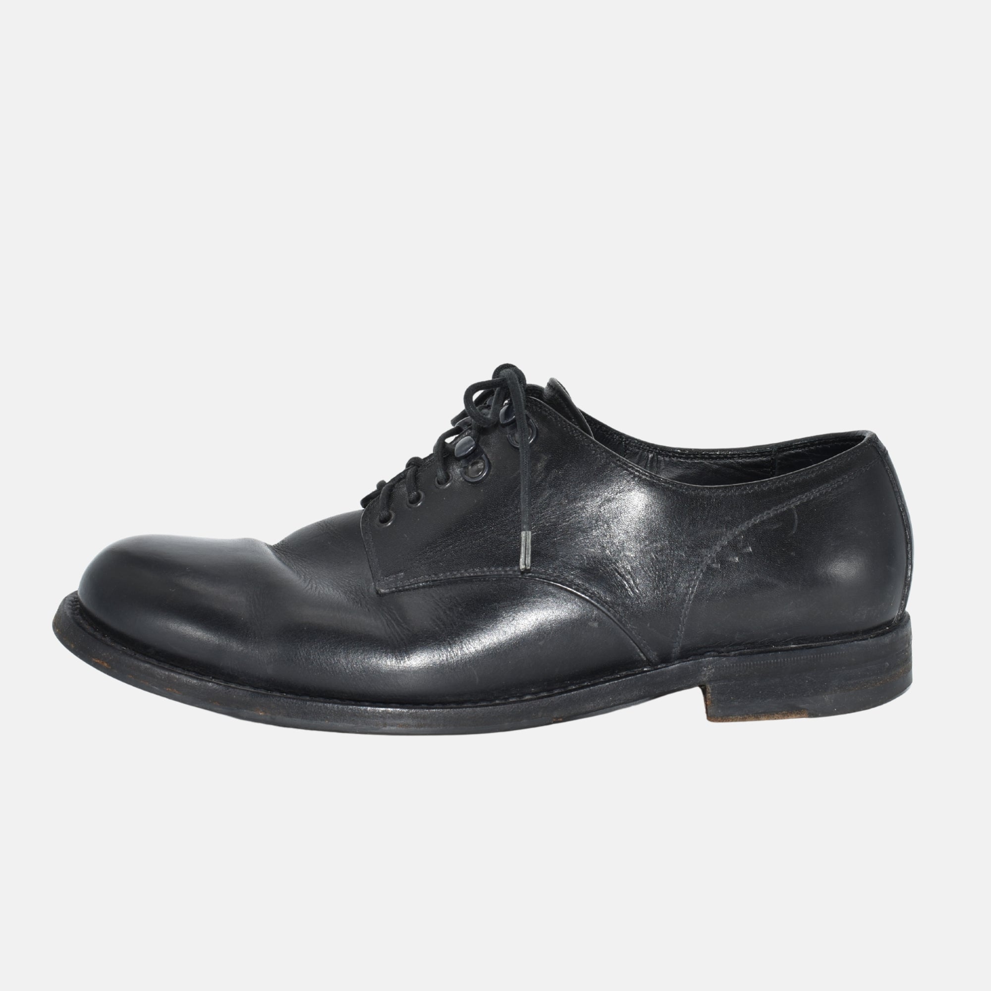Black Shoes made of Leather (EU 43)