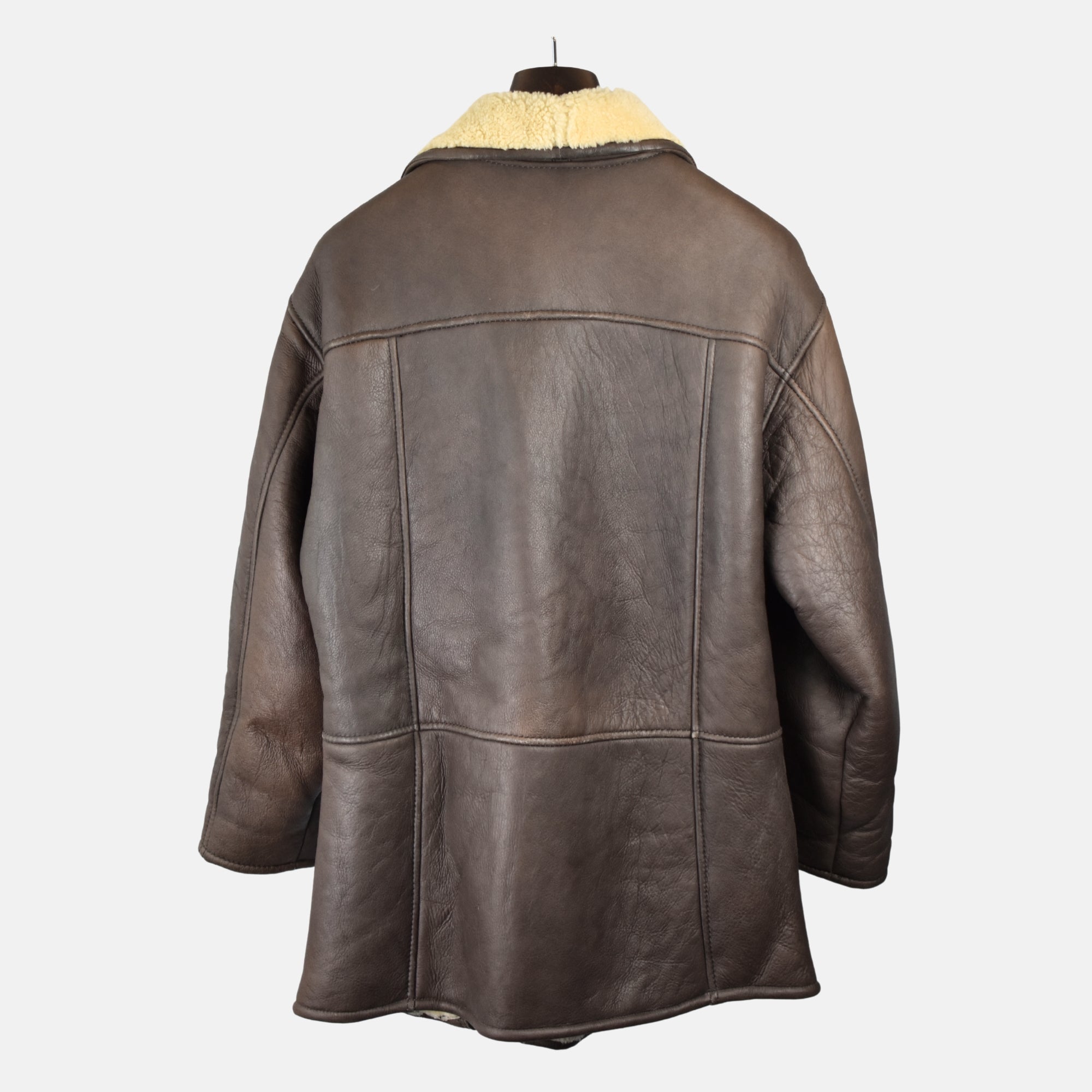 Brown Lambskin Half Coat (EU 52)