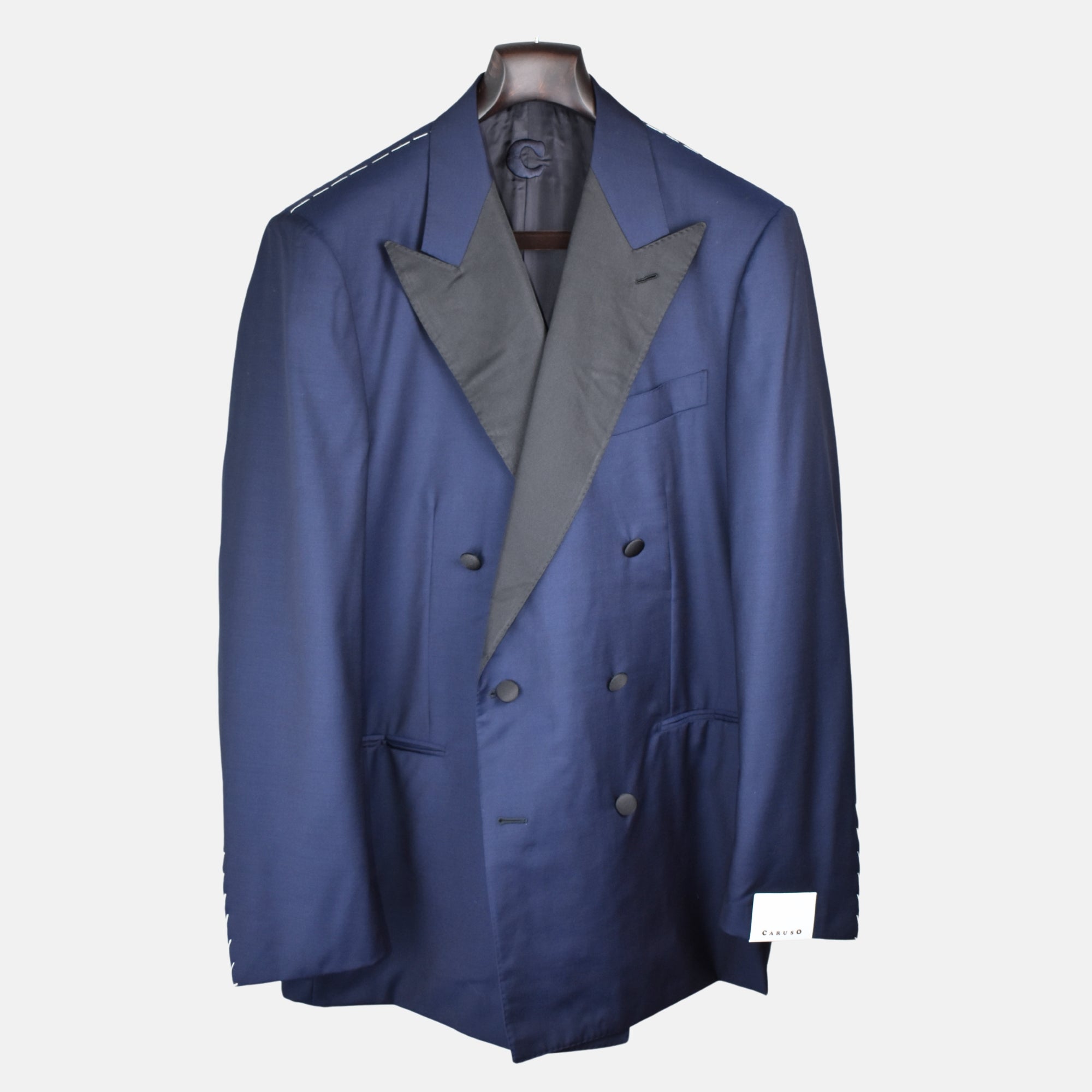 Indigo Blue/Black Smoking made of Wool (EU 54)