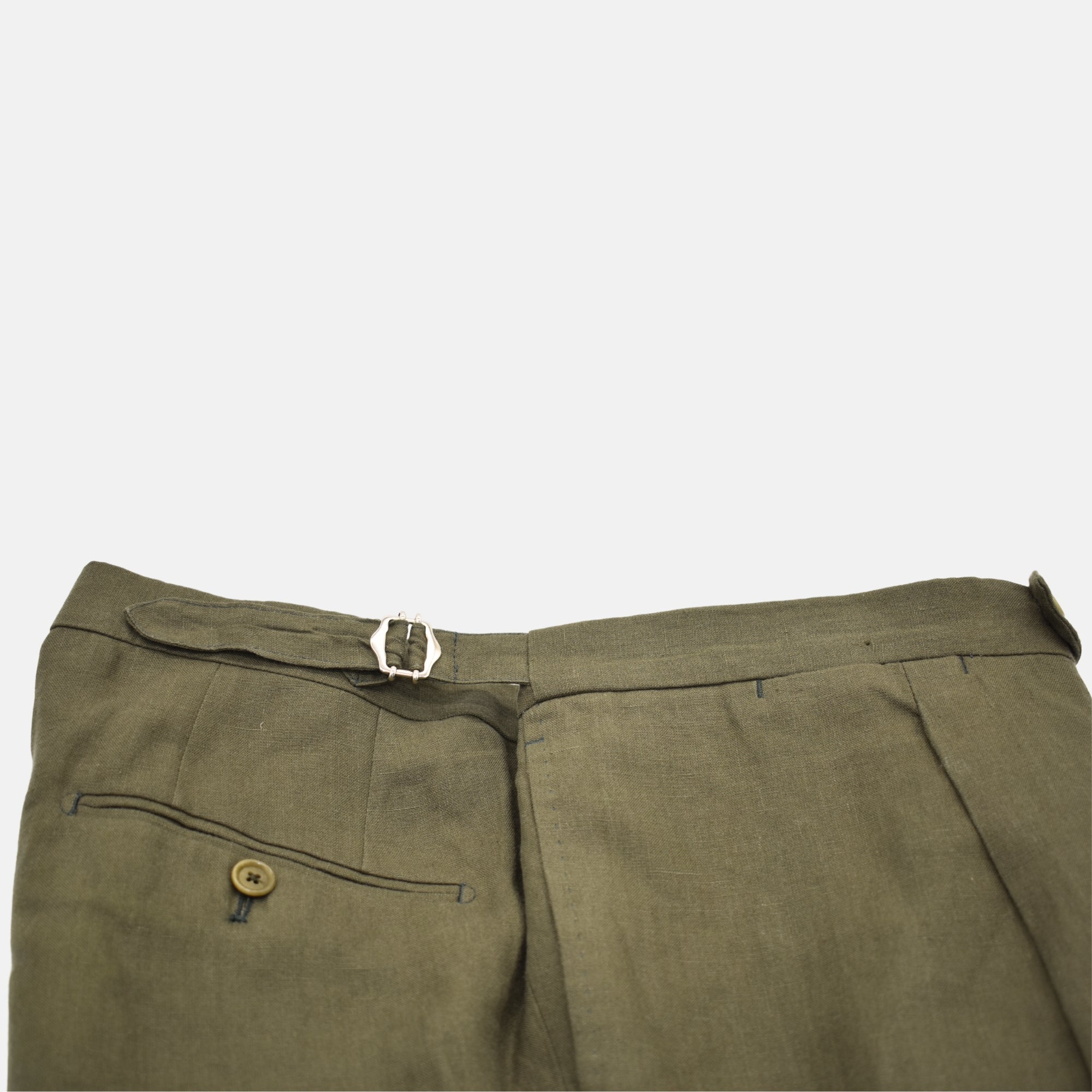 Khaki Suit made of Linen (EU 54)