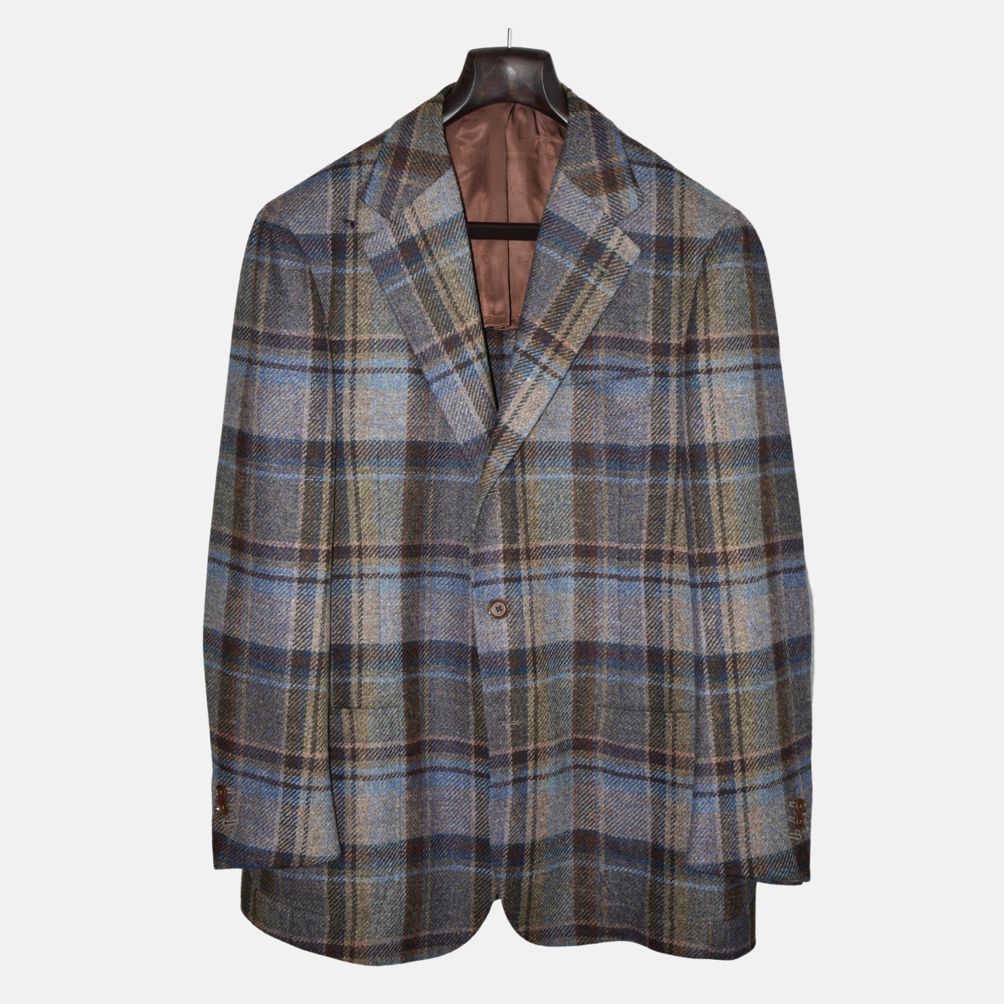 Multicoloured Checkered Blazer made of Wool (EU 54)