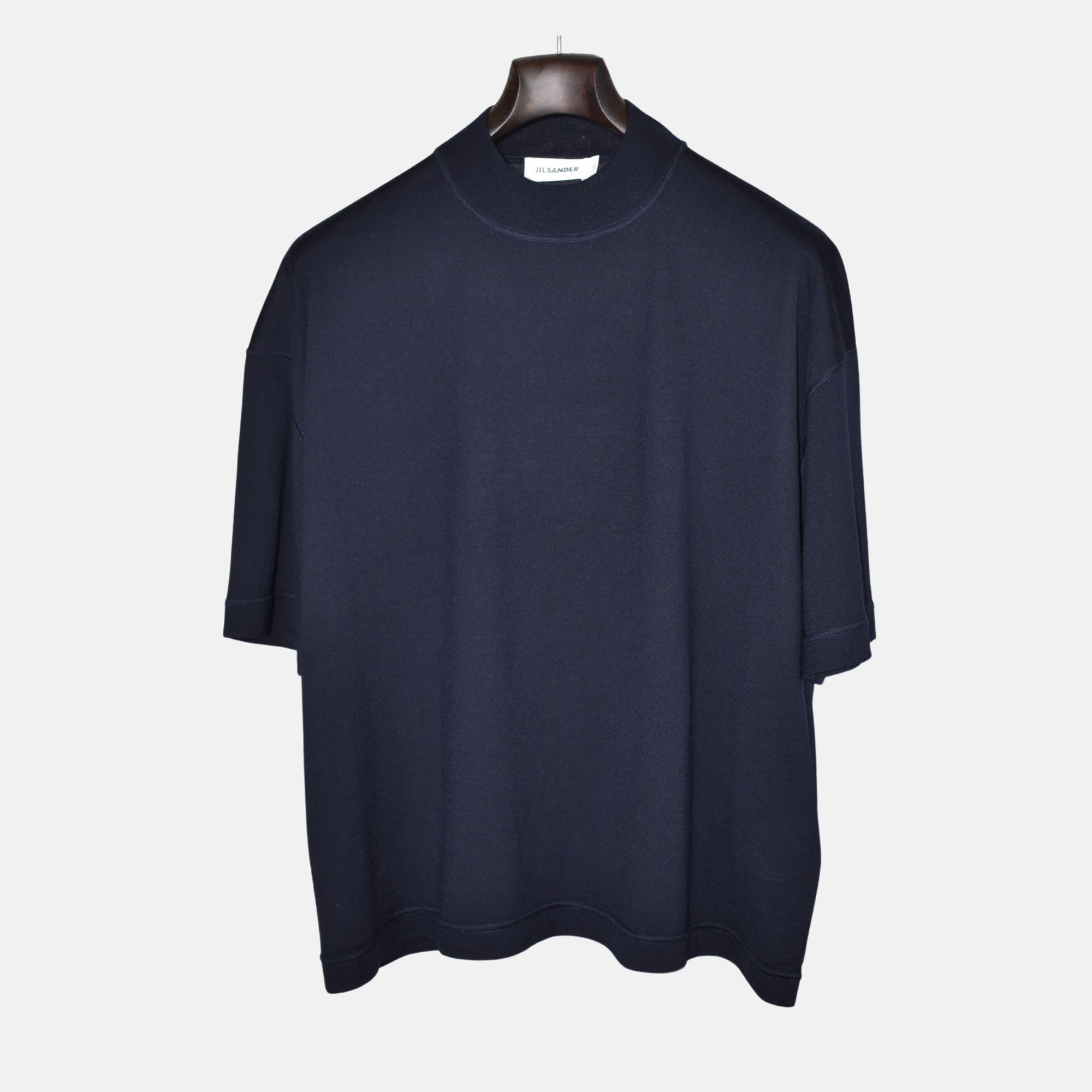 Navy Oversized Sweater made of Virgin Wool (EU 46)