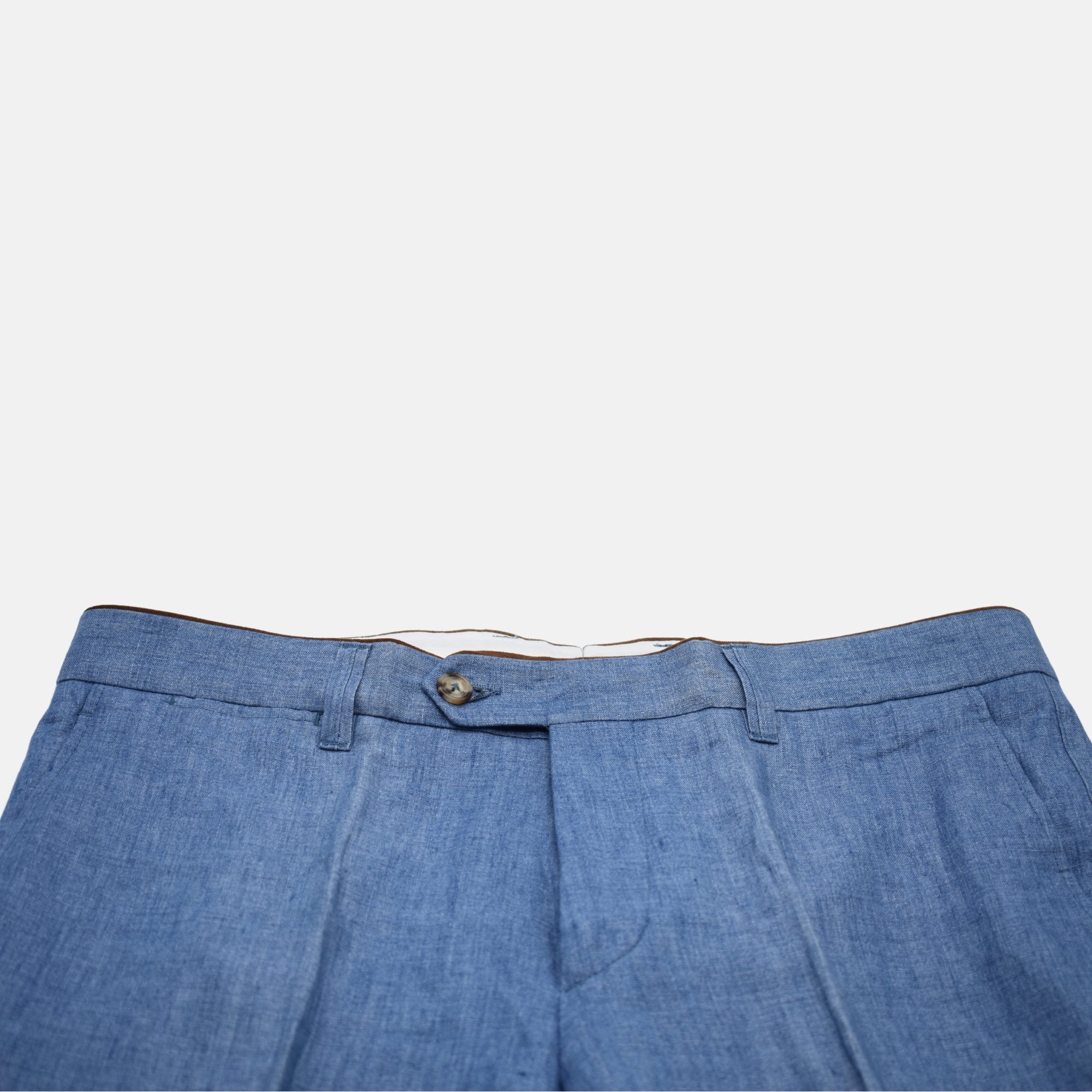 Blue Trousers made of Linen (EU 50)