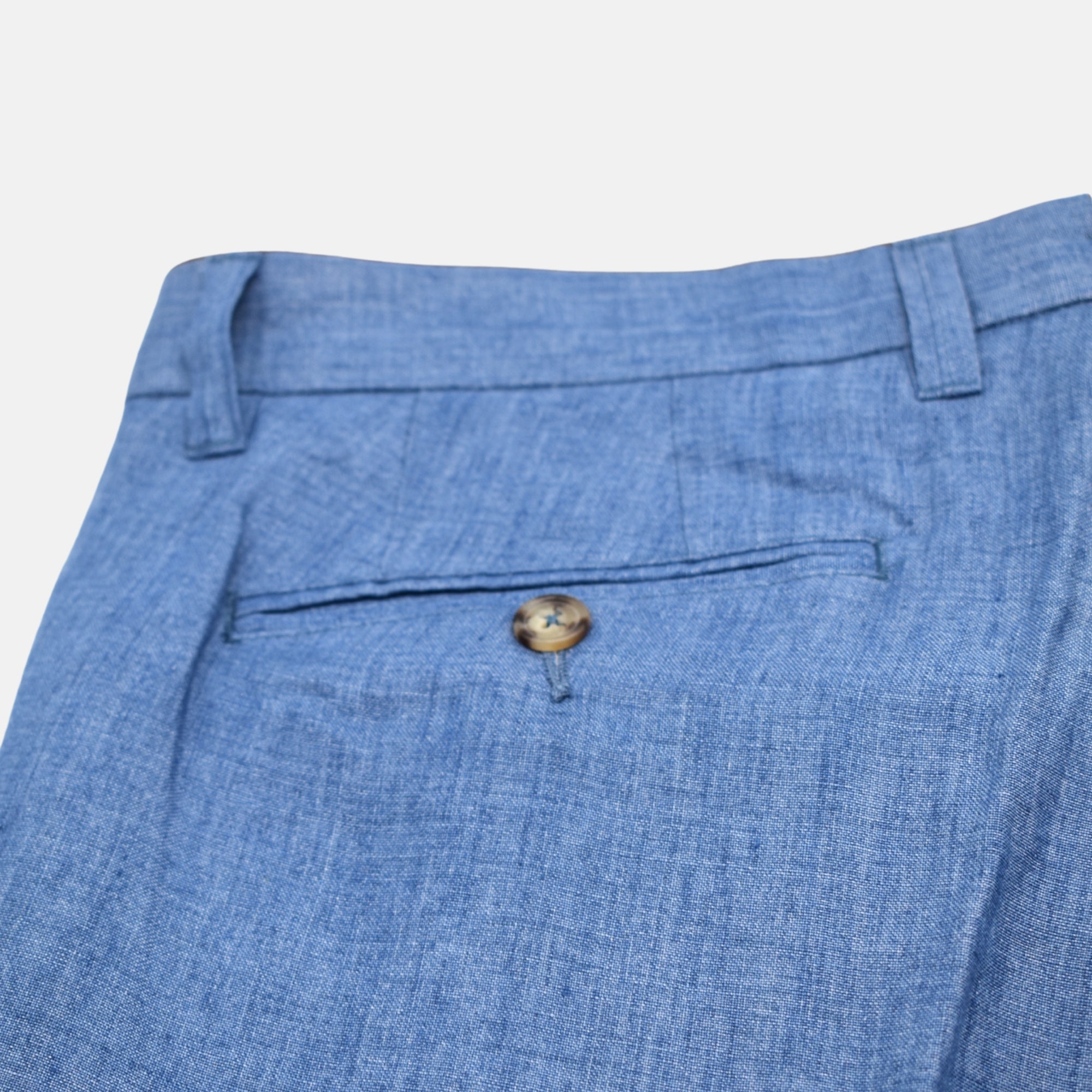 Blue Trousers made of Linen (EU 50)