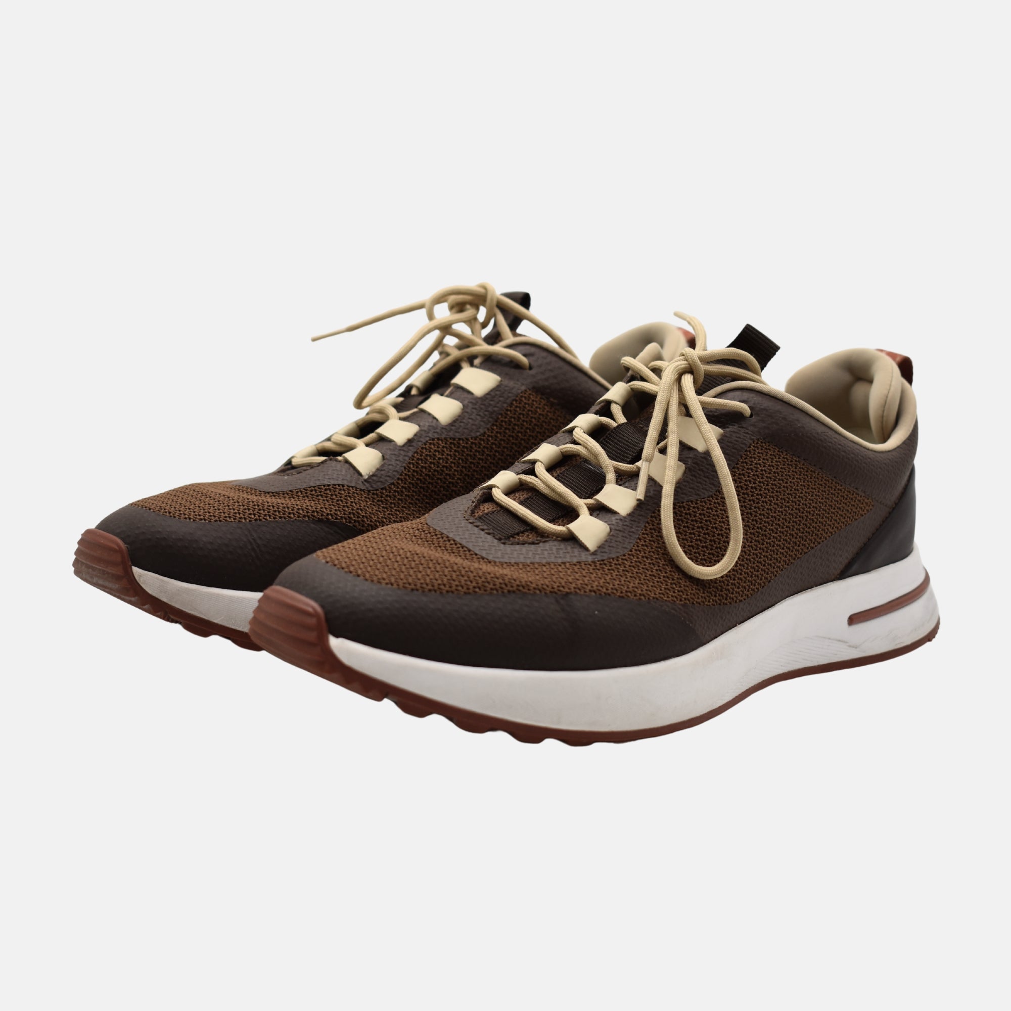 Brown Sneaker made of Cotton/Leather (EU 42)