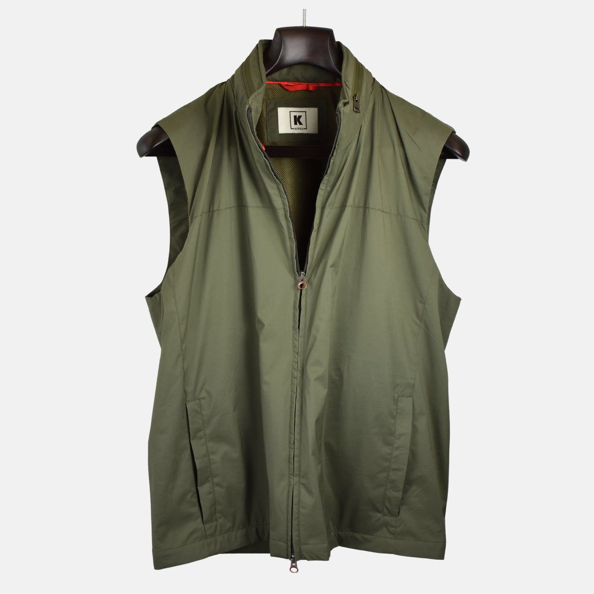 Khaki Sport Vest made of Polyamide (EU 52)