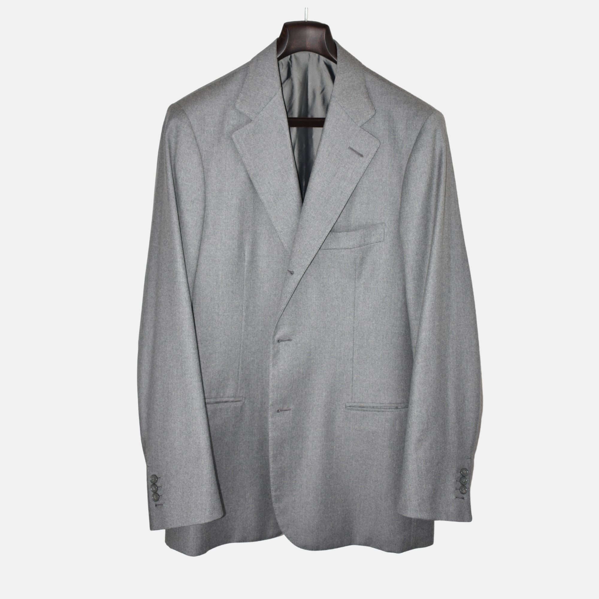 Gray Suit made of Wool (EU 52L)