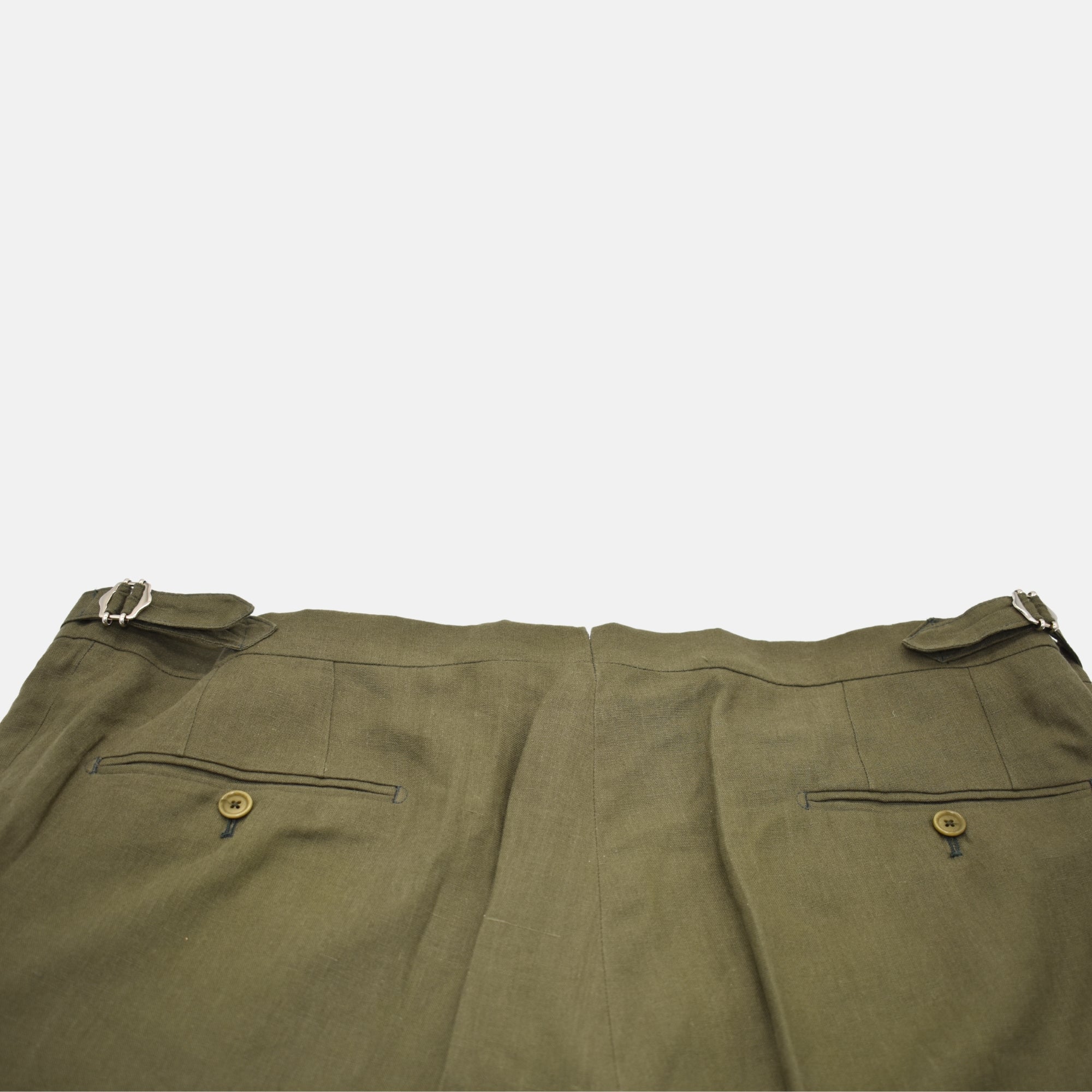 Khaki Suit made of Linen (EU 54)
