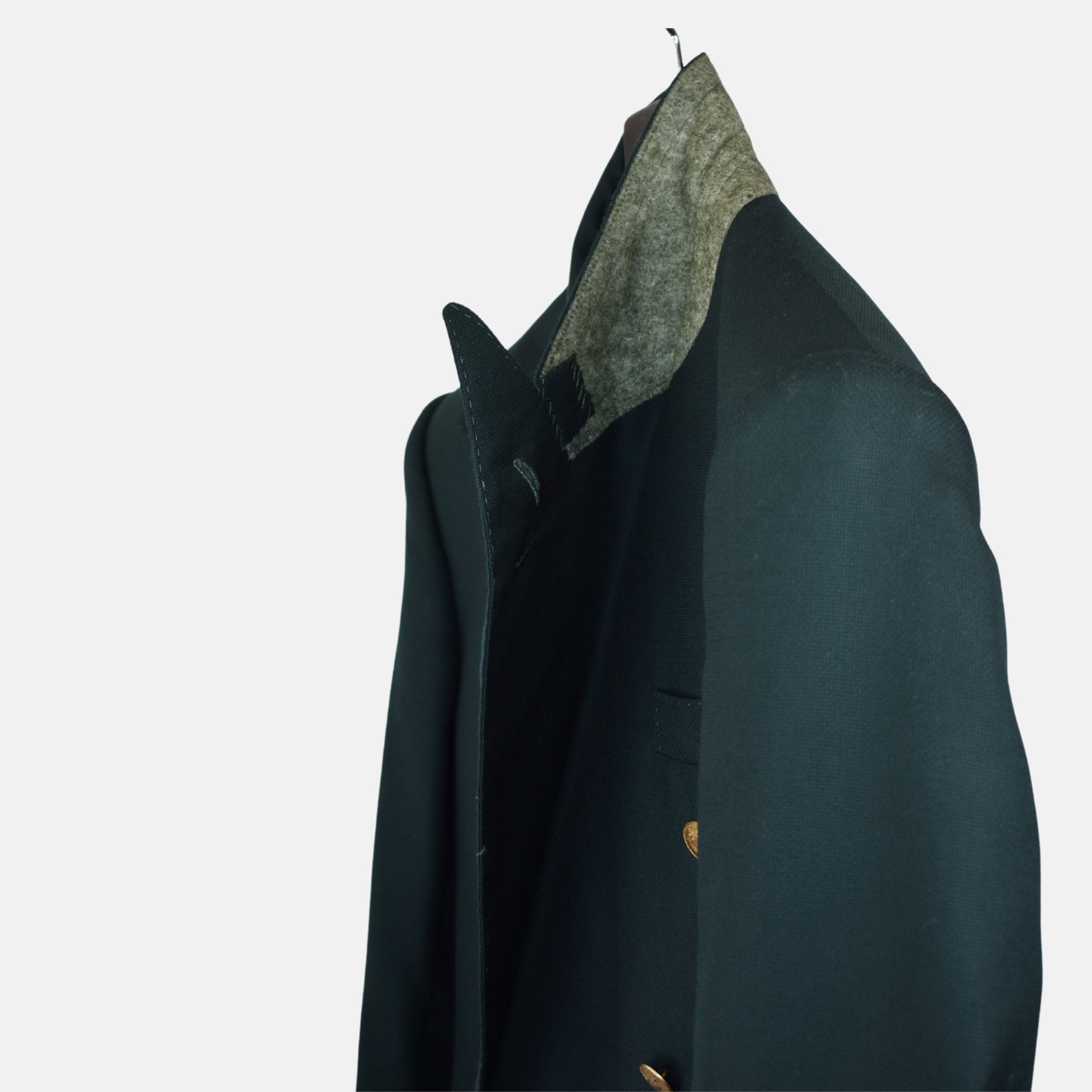 Green Double Breasted Blazer made of Virgin Wool (EU 48)