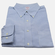 Blue/White Striped Shirt made of Cotton (EU 45)
