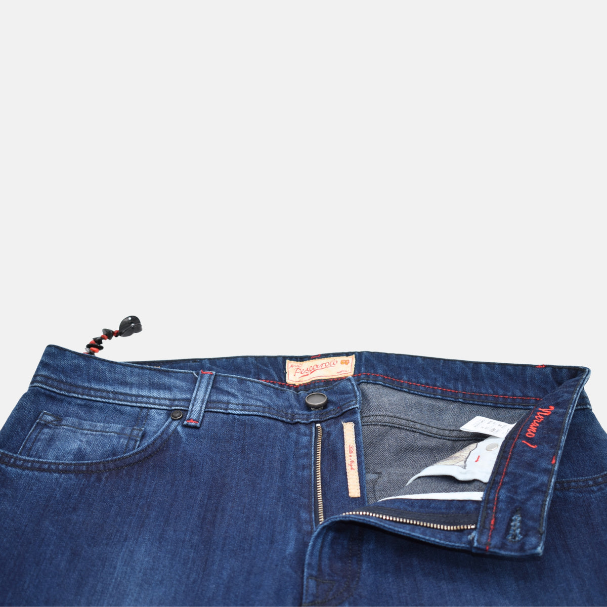 Blue Washed-out Jeans made of Cotton (W35 / W36 / W37)