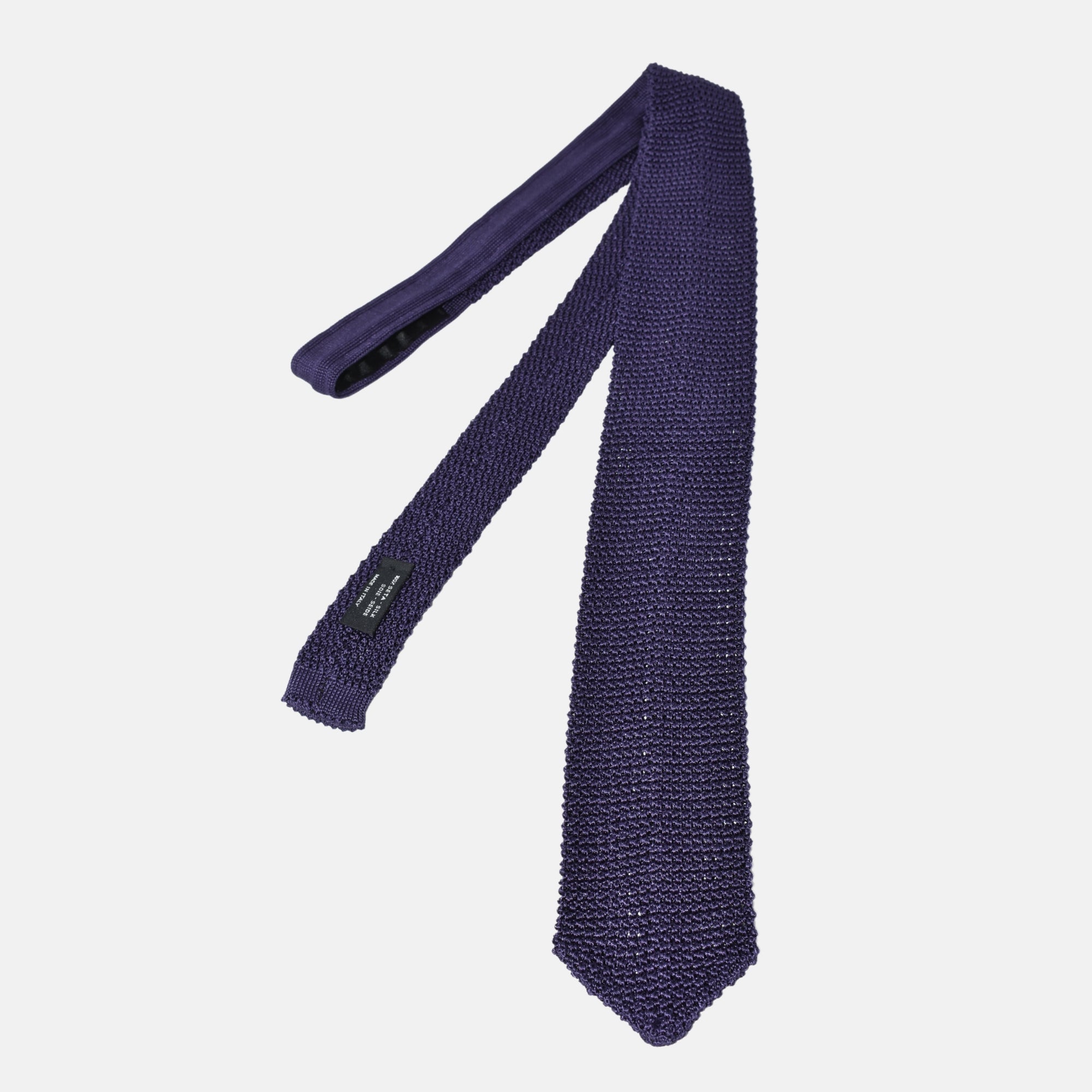 Purple Tie made of Silk