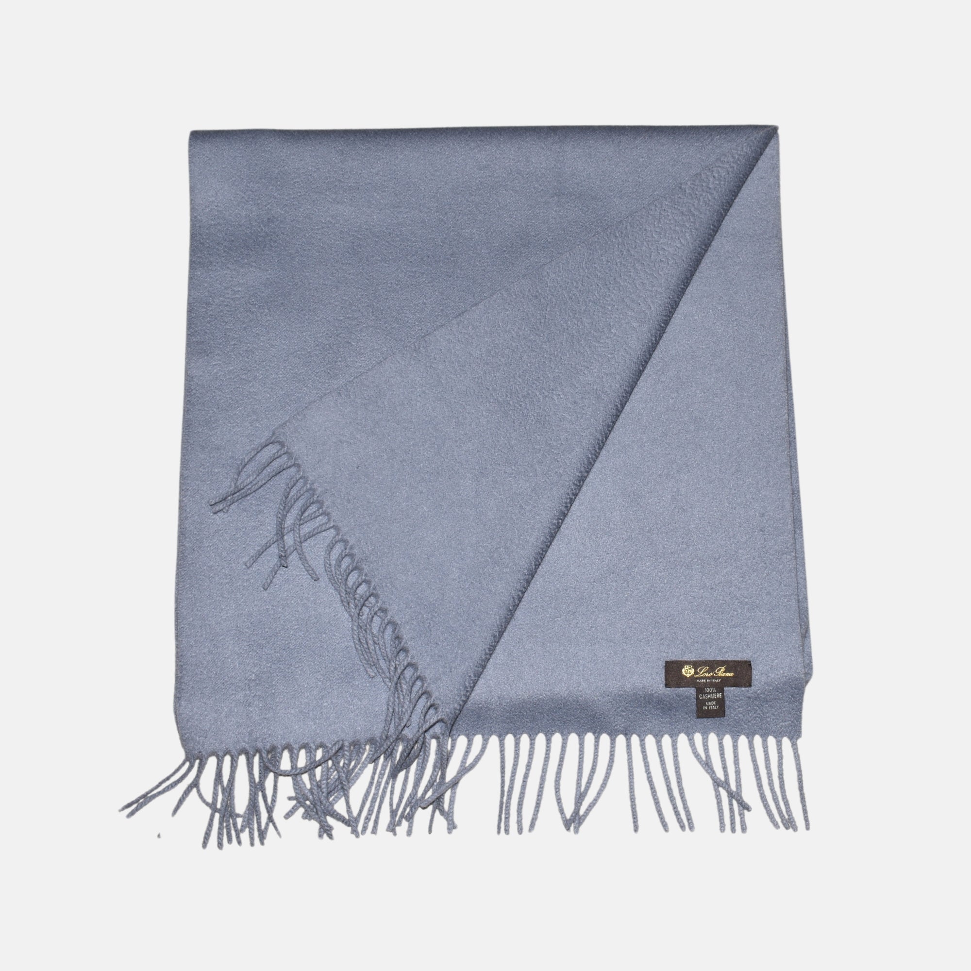 Powder Blue Scarf made of Baby Cashmere (OS)