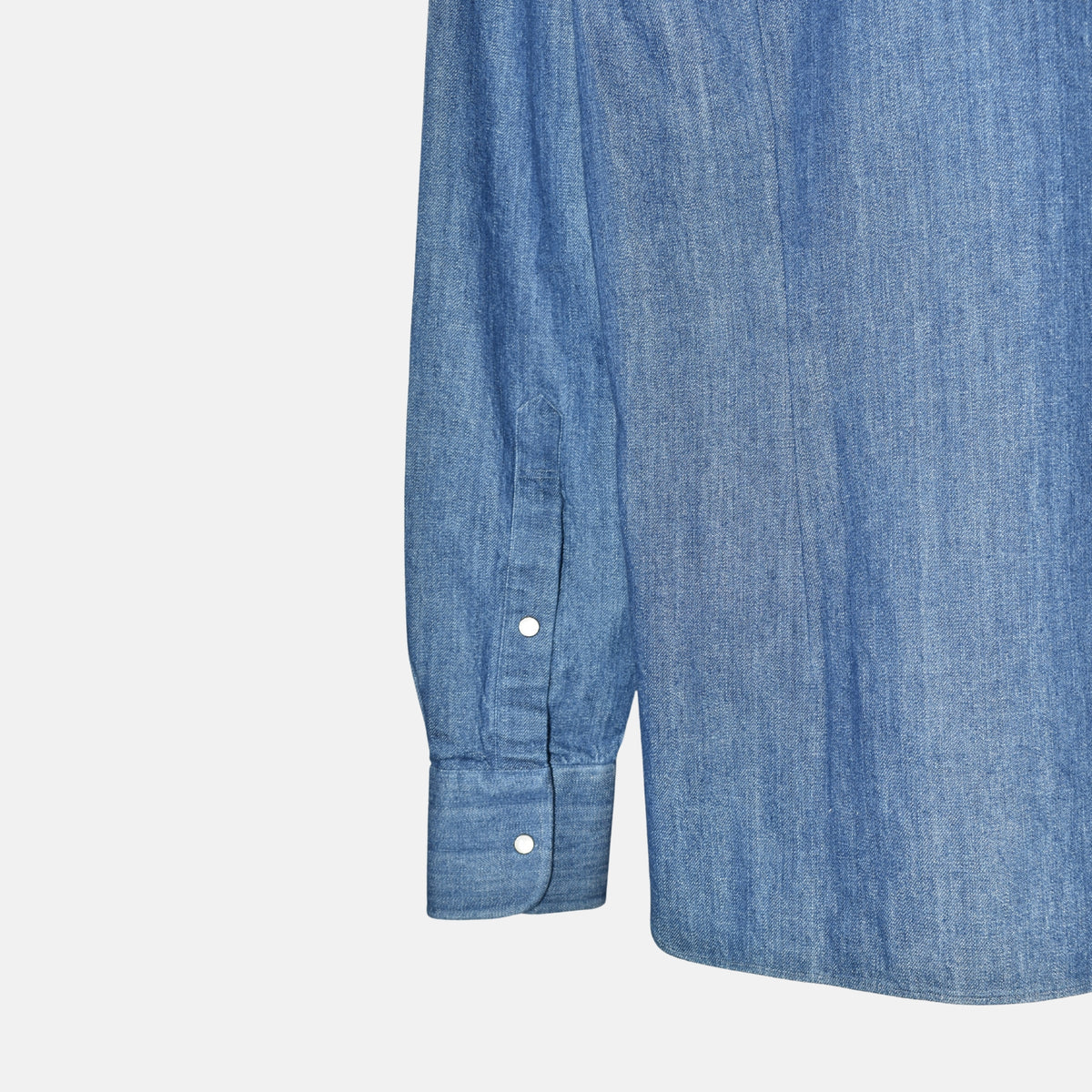 Blue Denim Shirt made of Cotton (S)