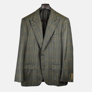 Multicoloured Checkered Blazer made of Cashmere (EU 52)