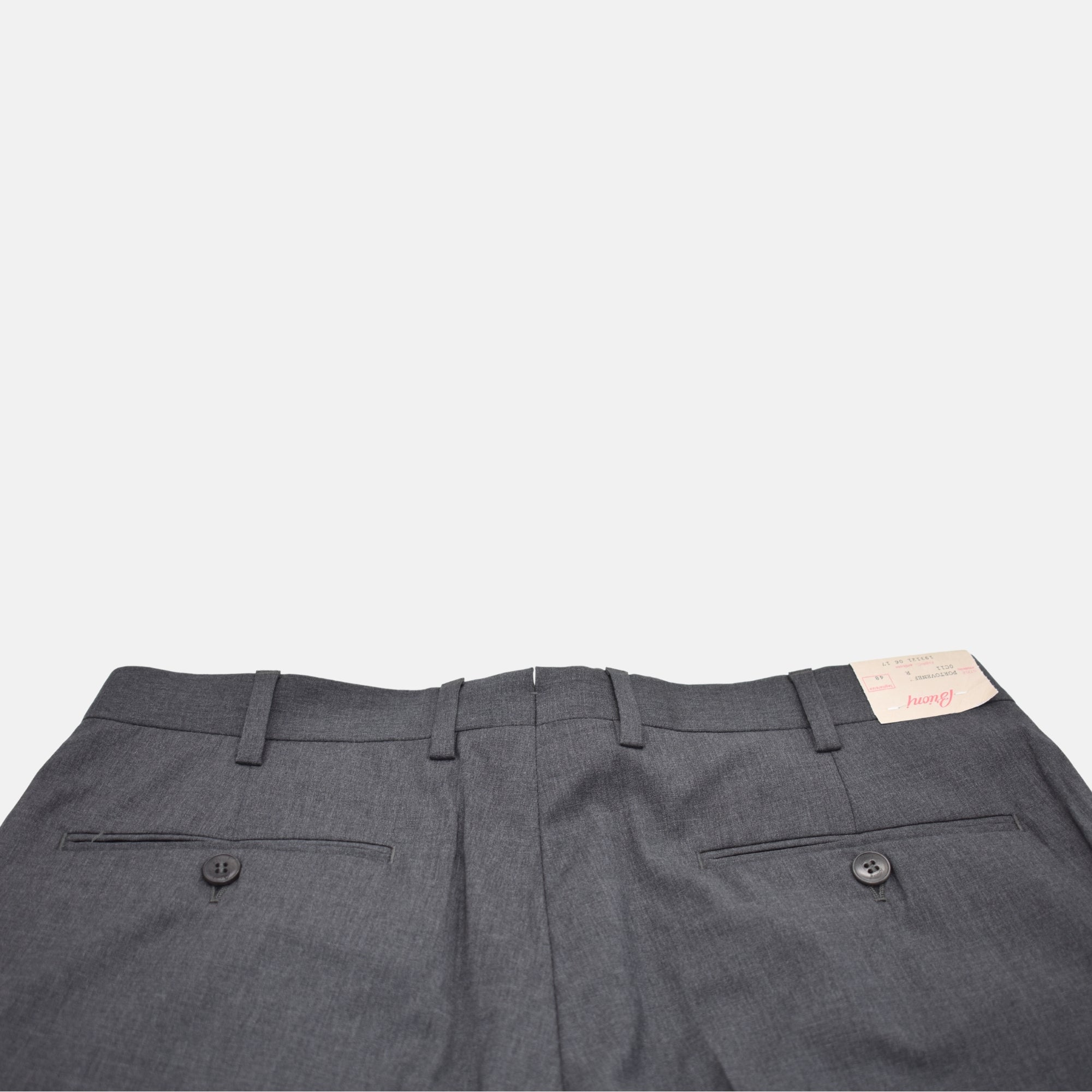 Gray Trousers made of Virgin Wool (EU 48)