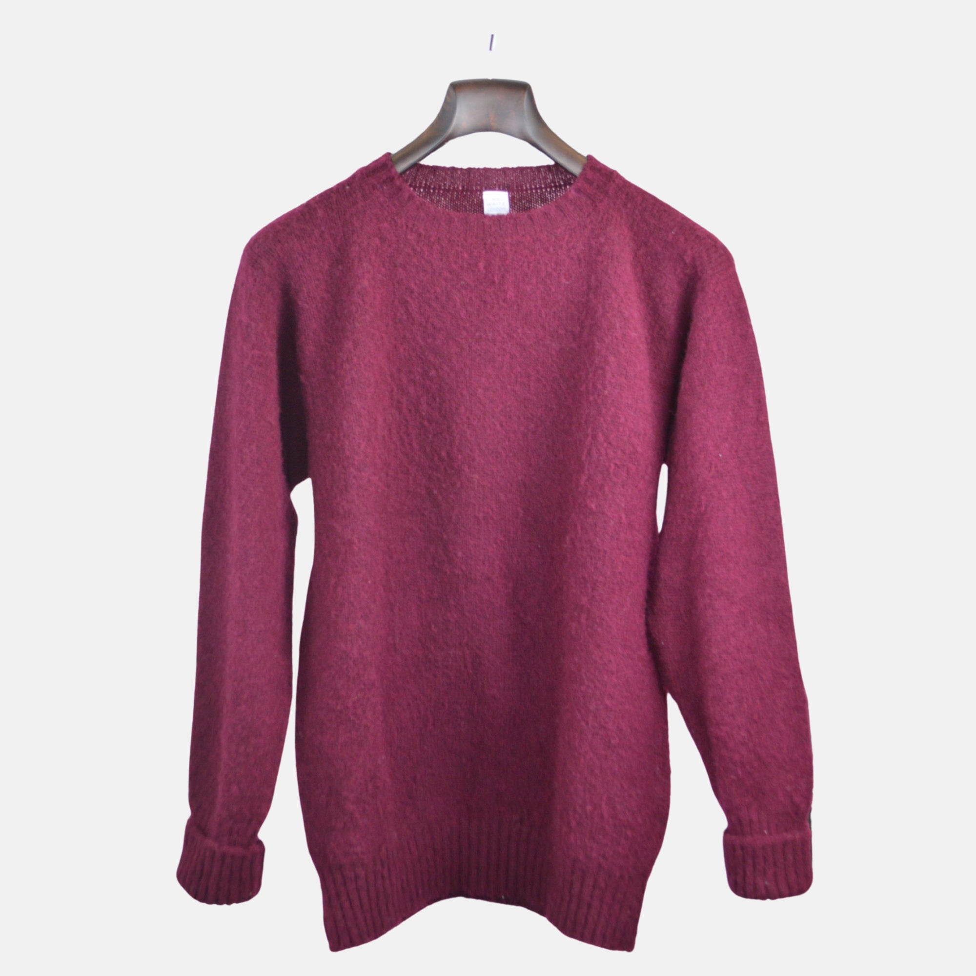 Bordeaux Sweater made of Shetland Wool (EU 44)