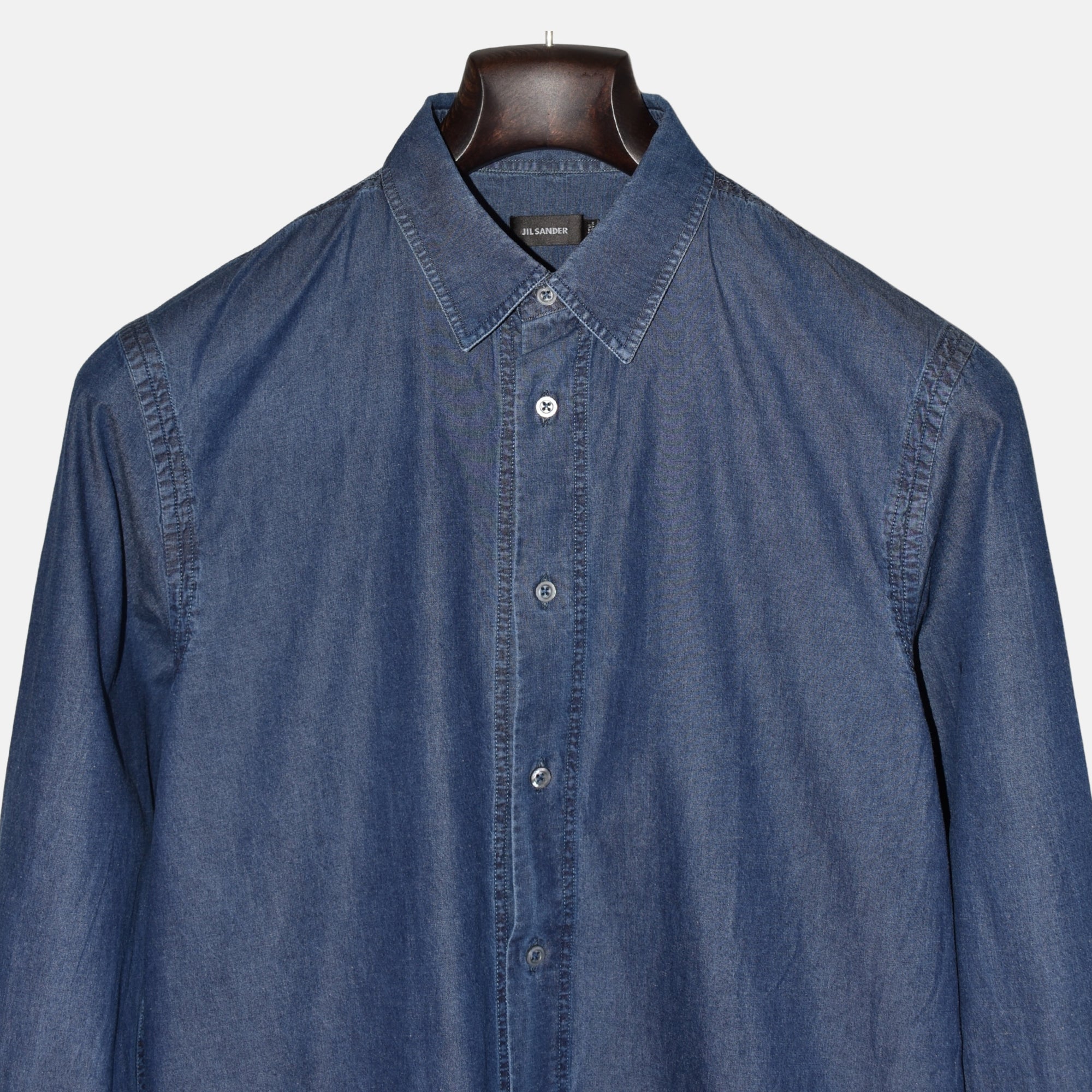Blue Denim Shirt made of Cotton (EU 40)