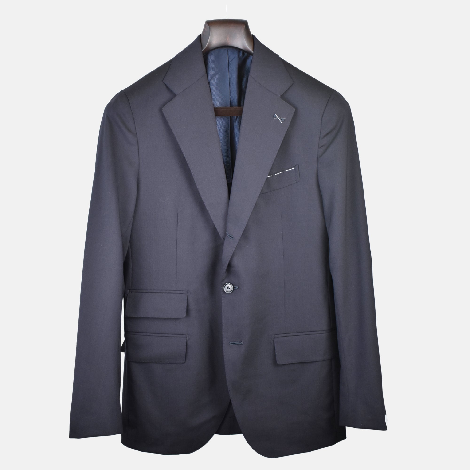 Navy Suit made of Virgin Wool (EU 46)