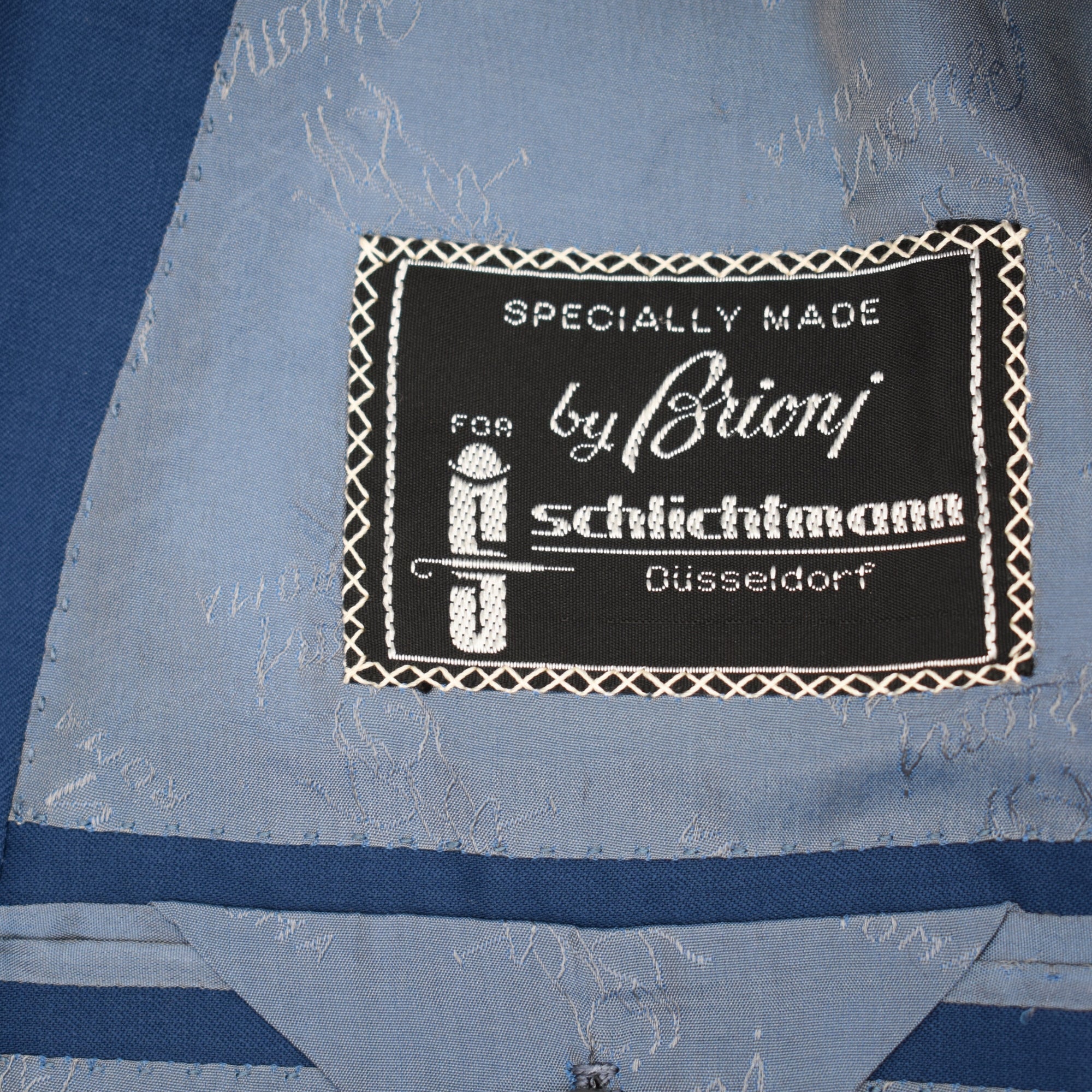Indigo Blue Double Breasted Blazer made of Wool (EU 52)