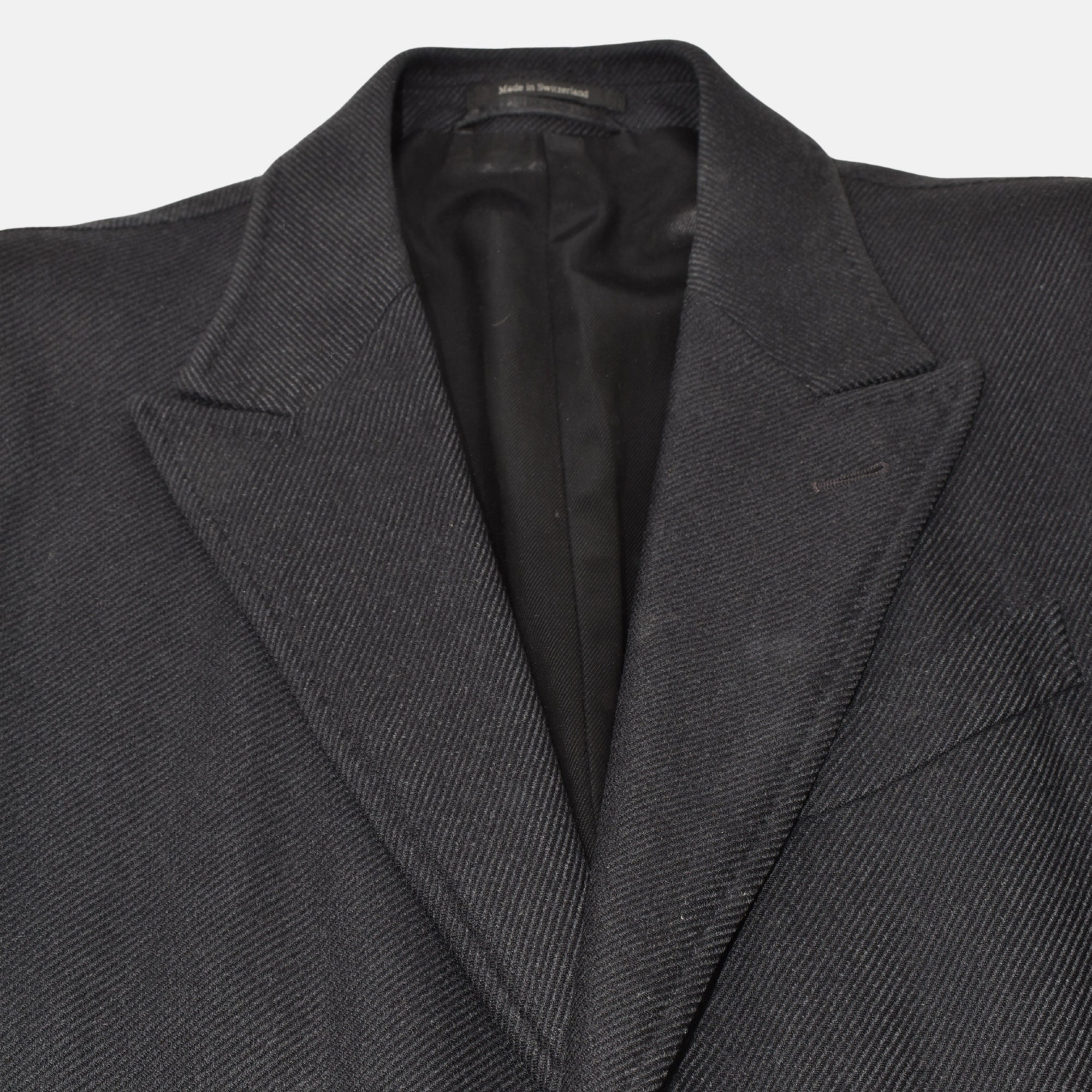 Anthracite Coat made of Wool (EU 48)