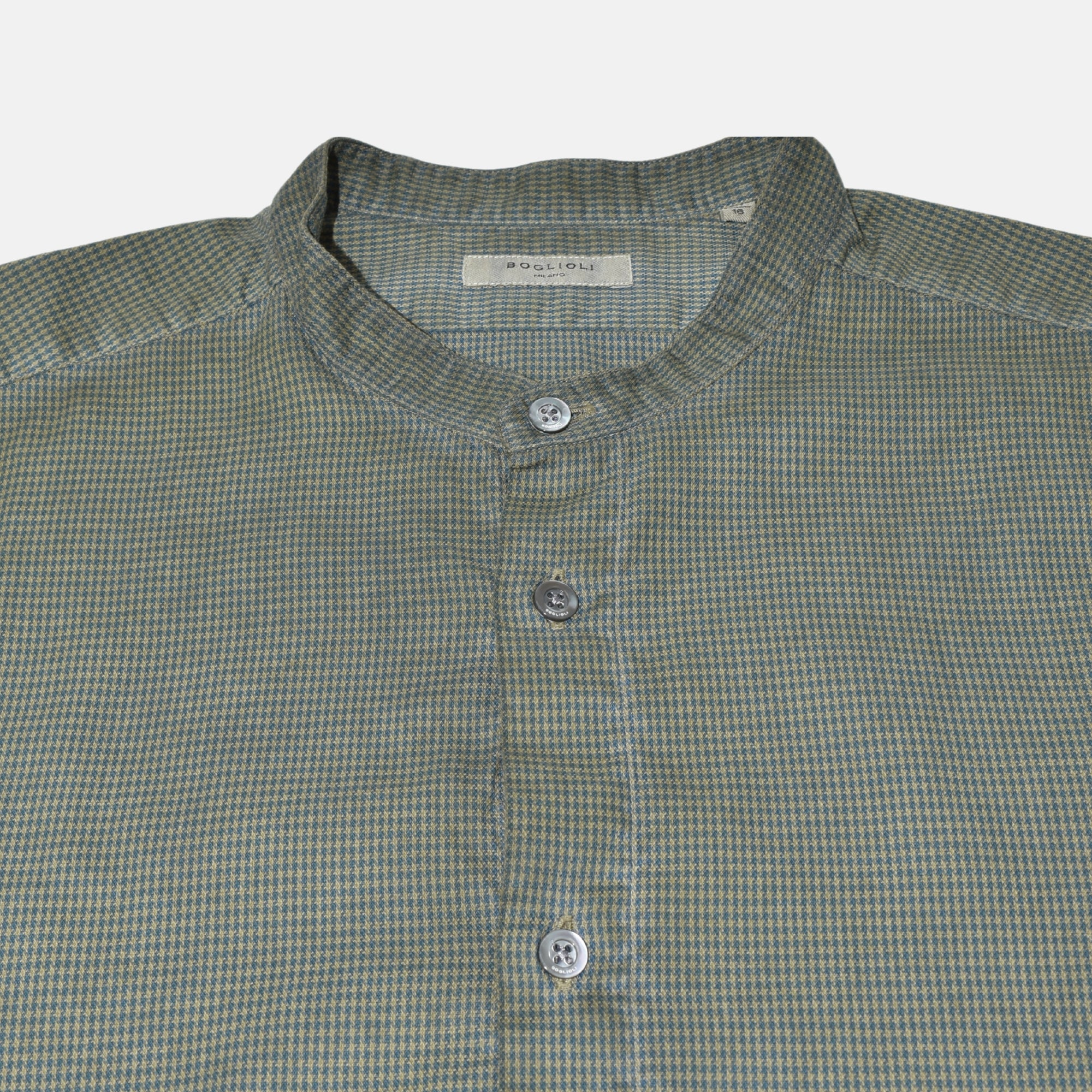 Green Checkered Shirt made of Cotton (EU 41)