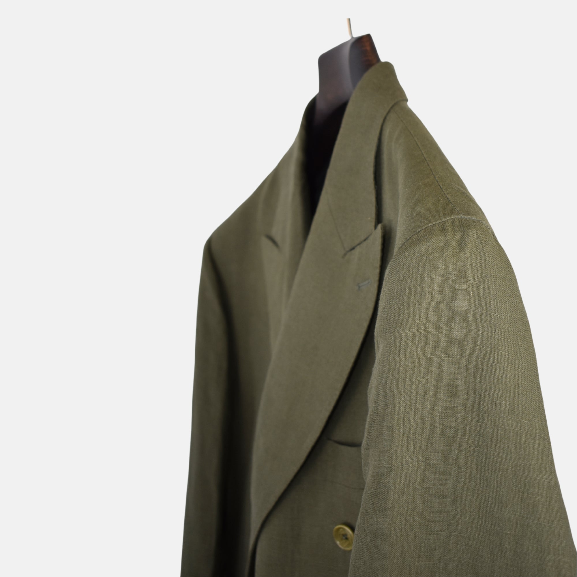 Khaki Suit made of Linen (EU 54)