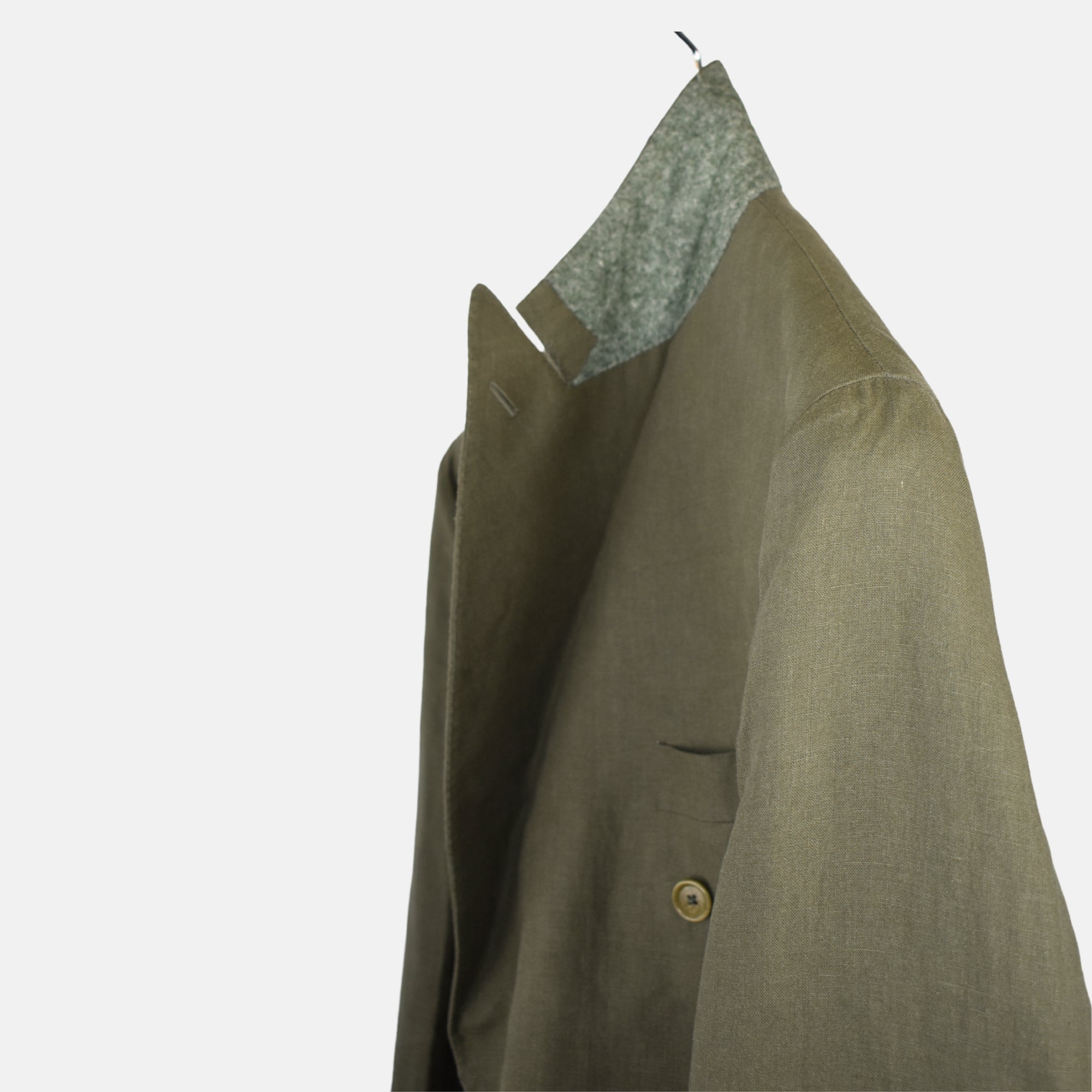 Khaki Suit made of Linen (EU 54)