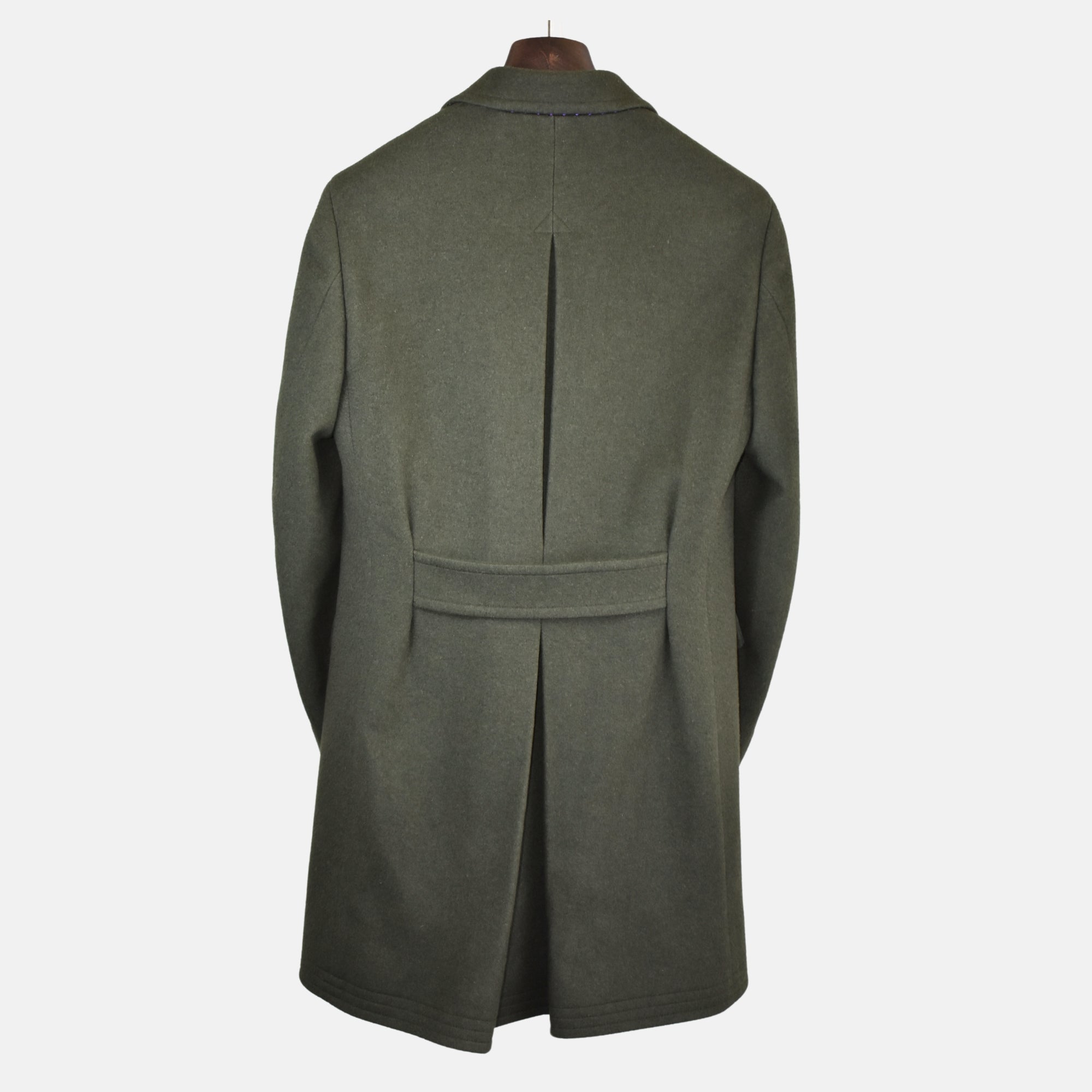 Green Double Breasted Coat made of Wool/Cashmere (EU 50)