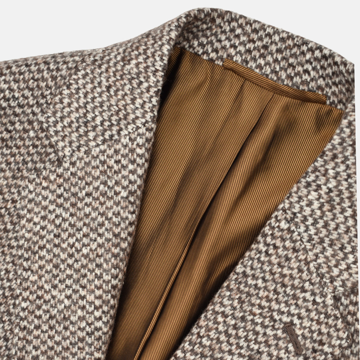 Brown/Creme Blazer made of Wool/Baby Alpaca/Polyamide (EU 54)