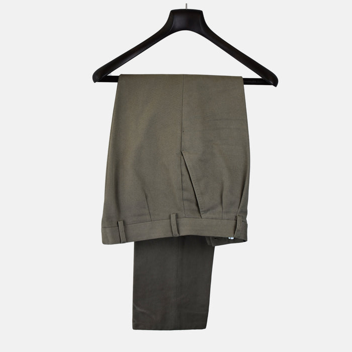 Green Cotton Trousers