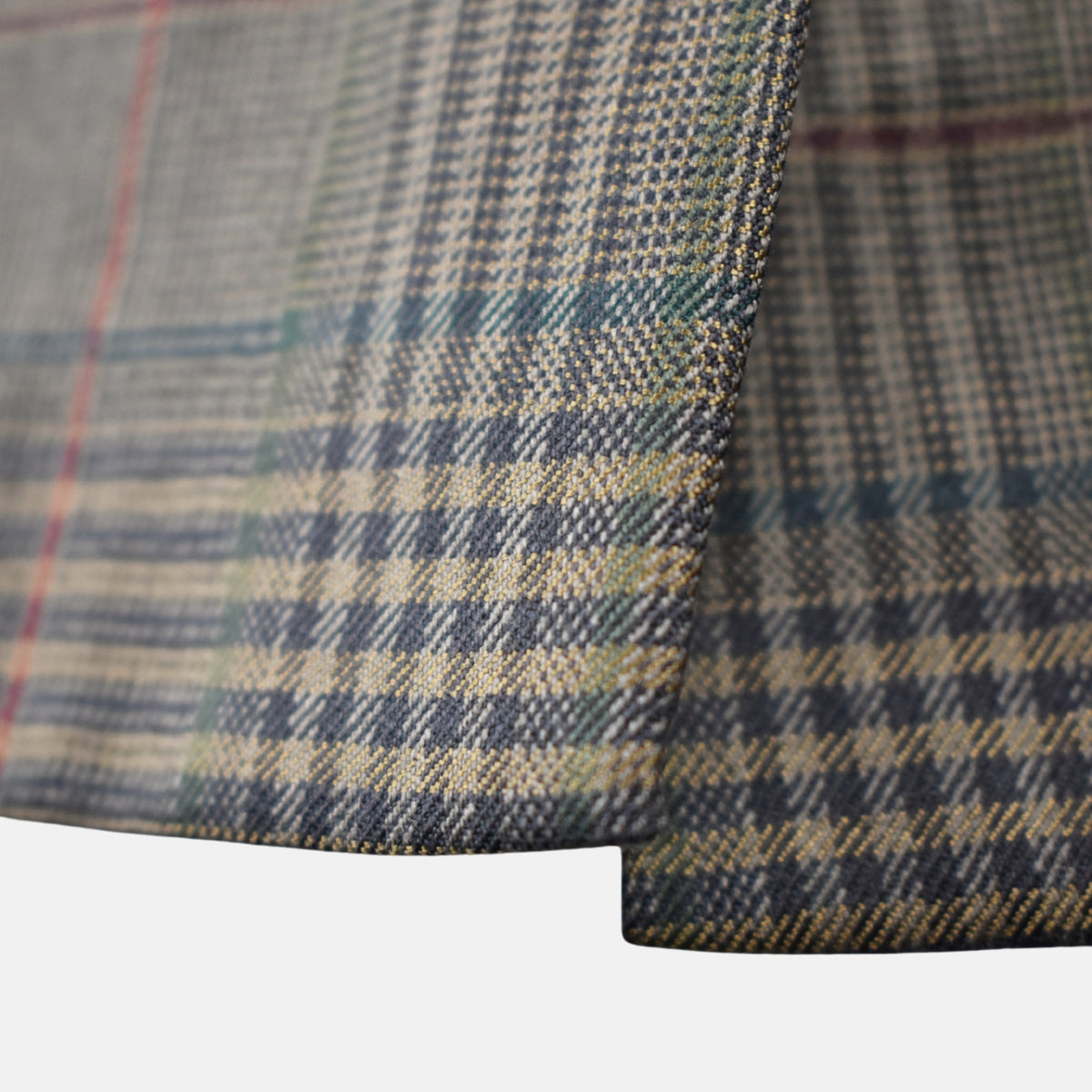 Multicoloured Checkered Blazer made of Wool/Silk (EU 50)
