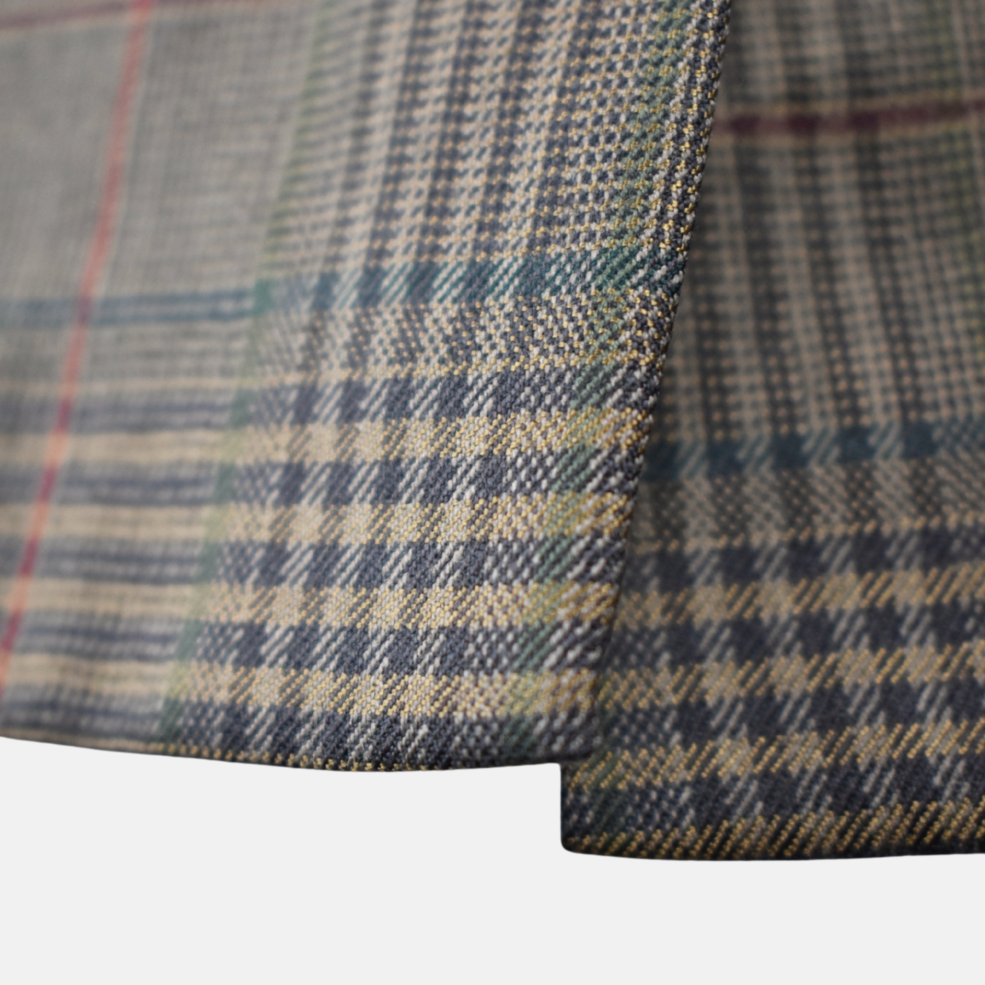 Multicoloured Checkered Blazer made of Wool/Silk (EU 50)