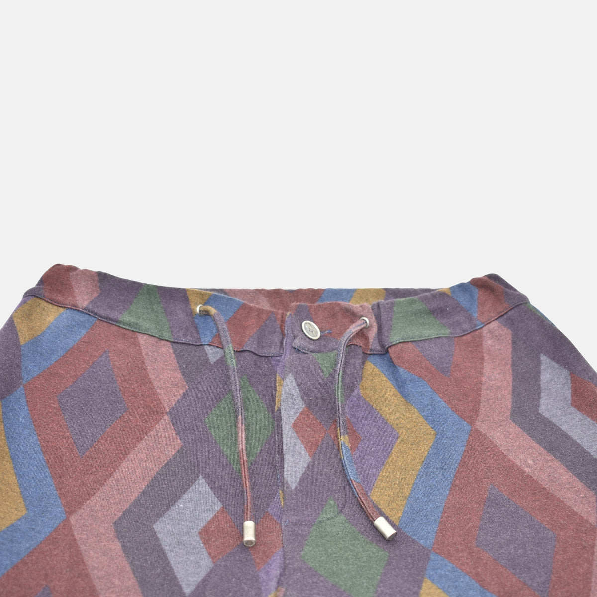 Multicoloured Patterned Jogg Pants made of Cotton/Polyamide (S)