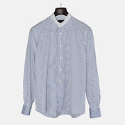 Blue-White Striped Shirt made of Cotton (EU 40)