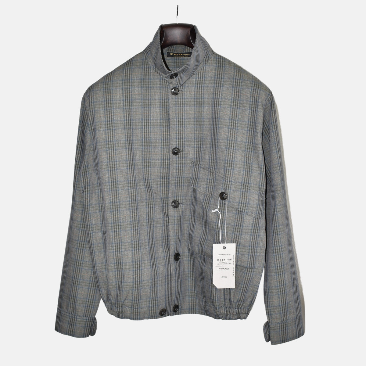 Multicoloured Checkered Jacket made of Cotton/Polyamide (M)
