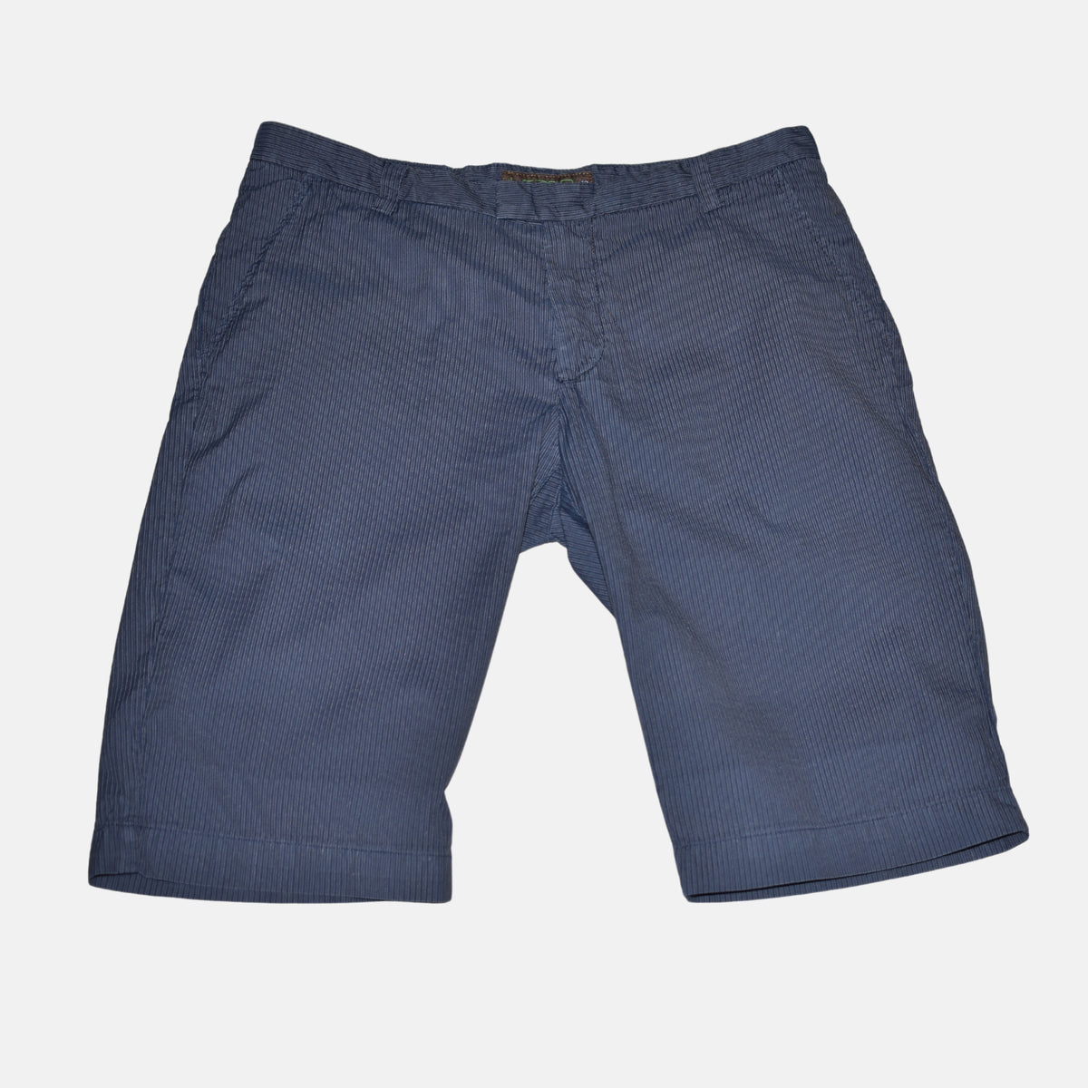 Blue Striped Shorts made of Cotton (EU 48)