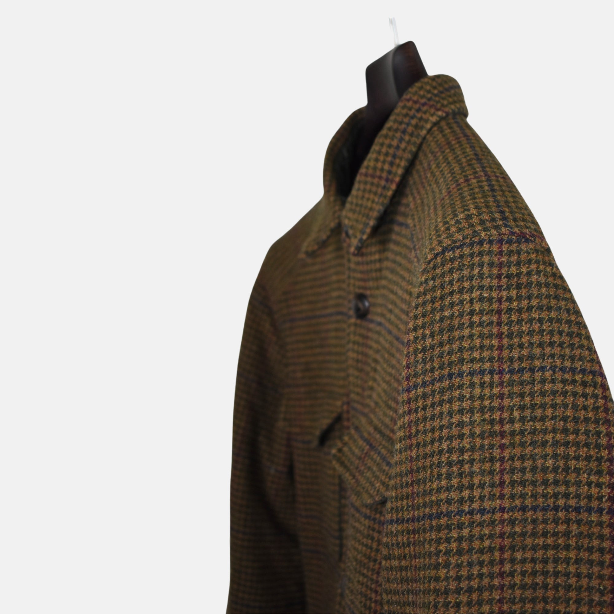 Multicoloured Reversible Jacket made of Wool/Polyester (M)