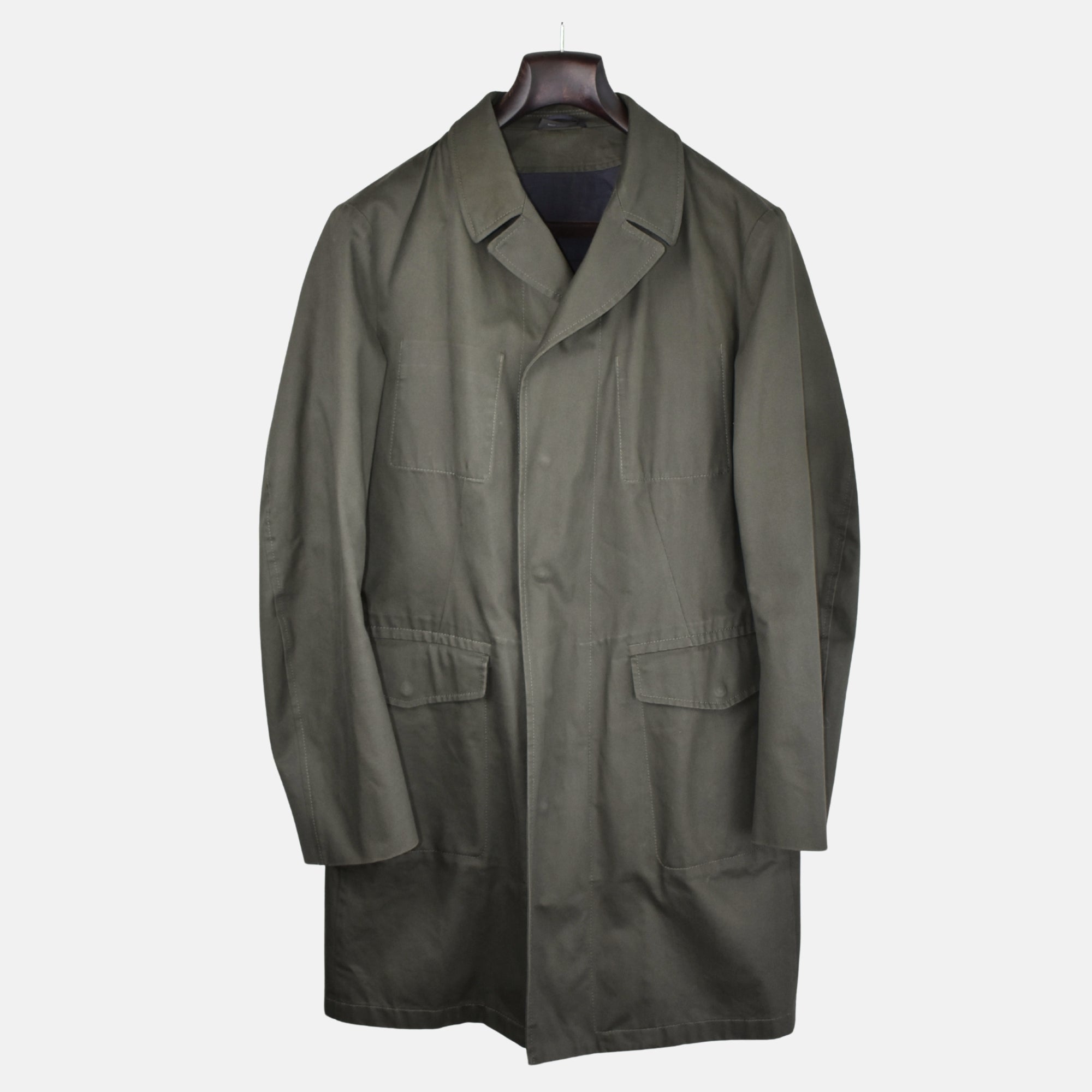 Khaki Parker made of Cotton (EU 50)