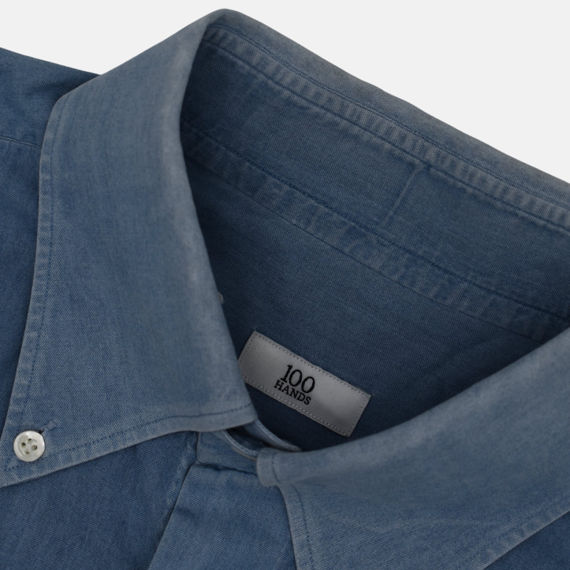 Blue Shirt made of Cotton (EU 43)