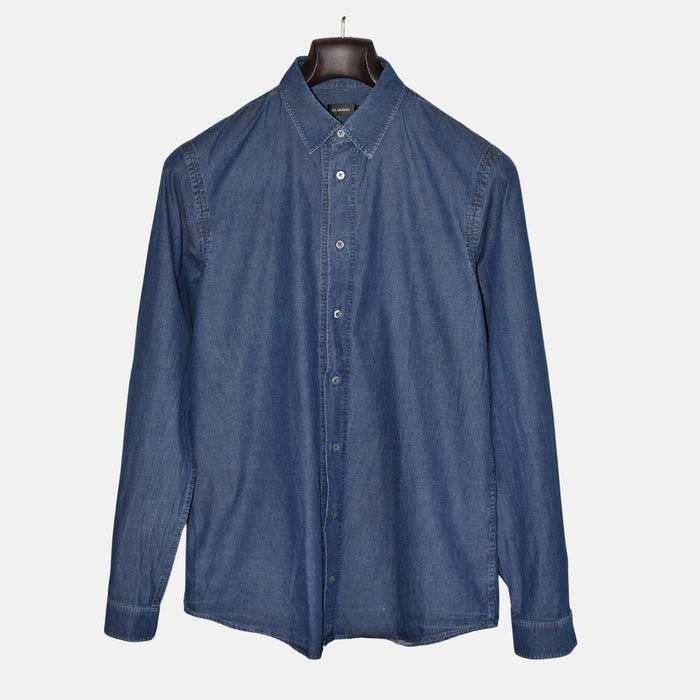 Blue Denim Shirt made of Cotton (EU 40)