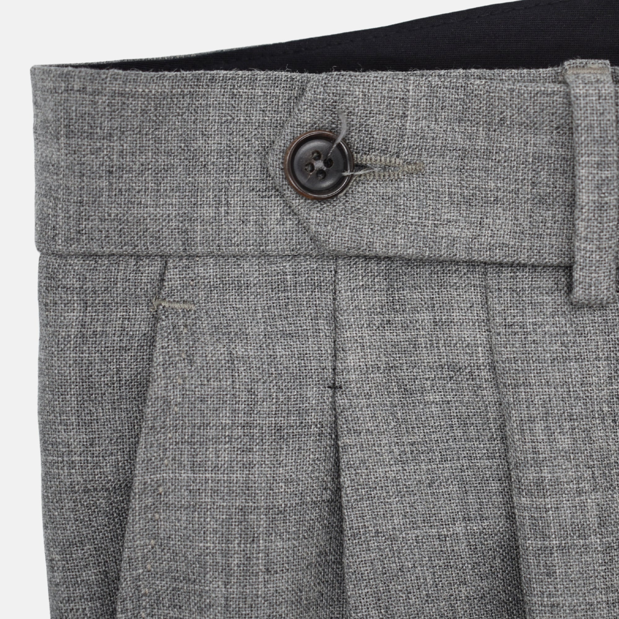 Light Gray Trousers made of Wool (EU 46)